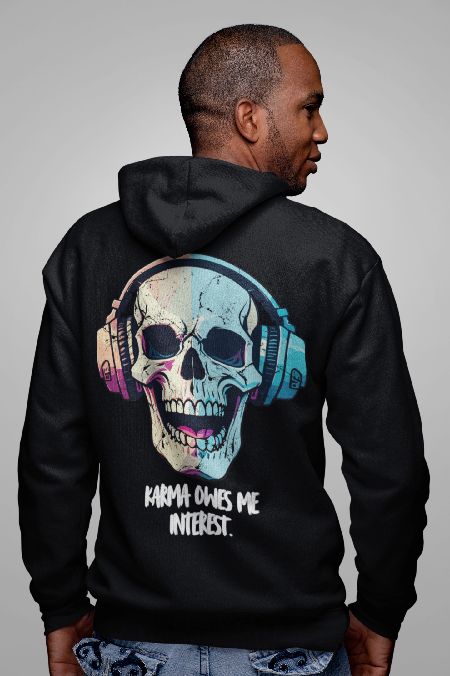 Karma Owes Me Zipped Hoodie