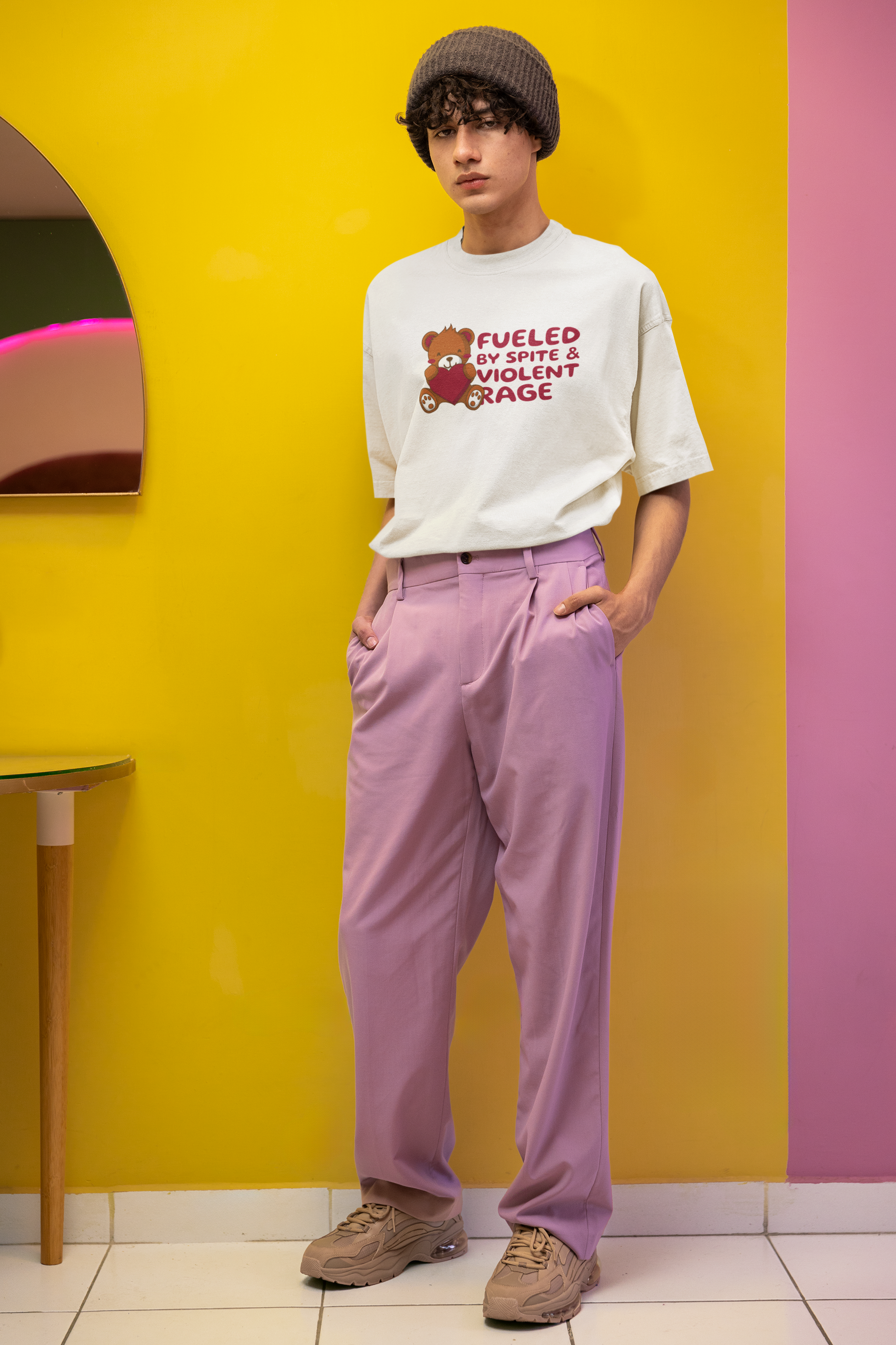 Fueled by Spite & Violent Rage Oversized Tee
