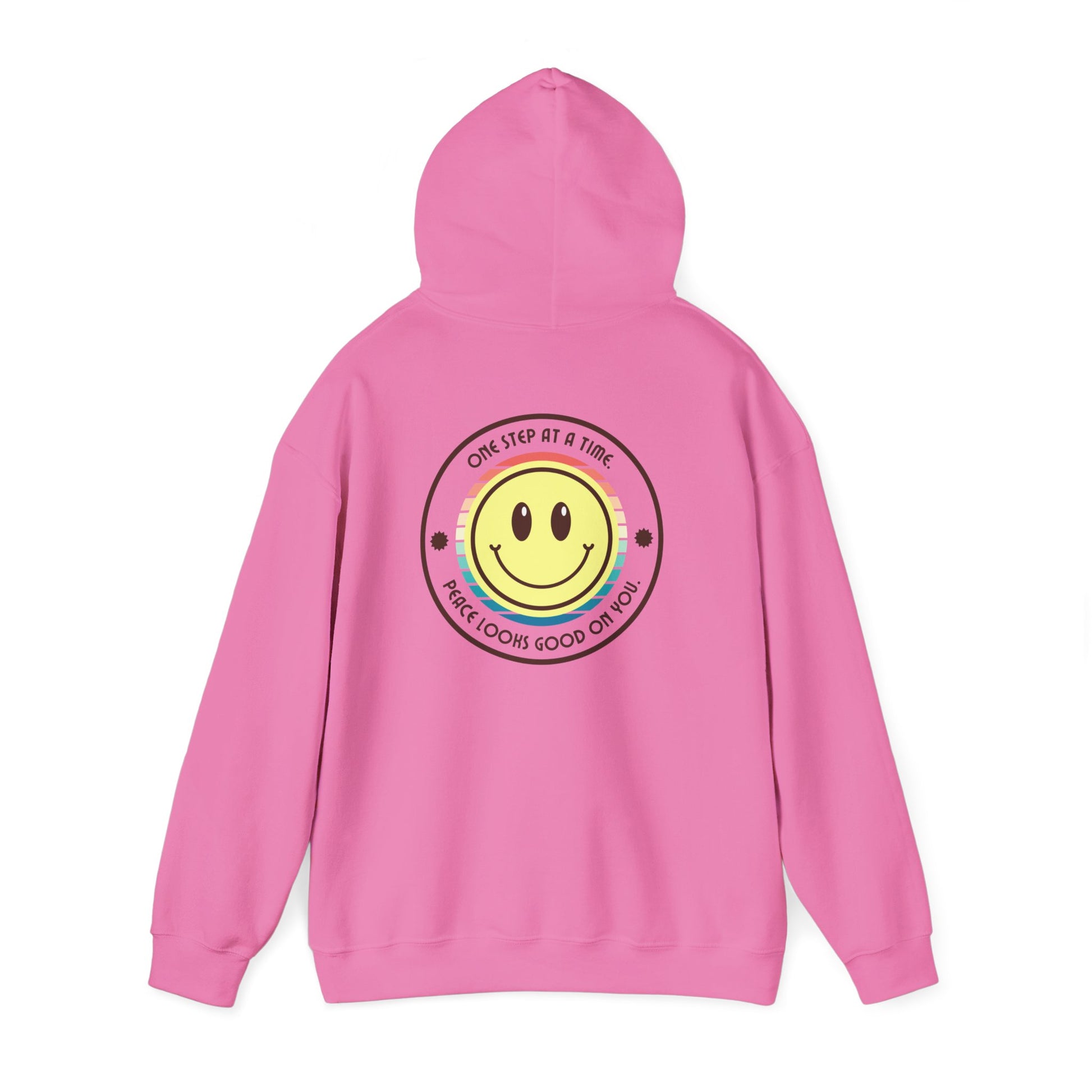 Pastel Smiley "One Step At a Time" Hoodie