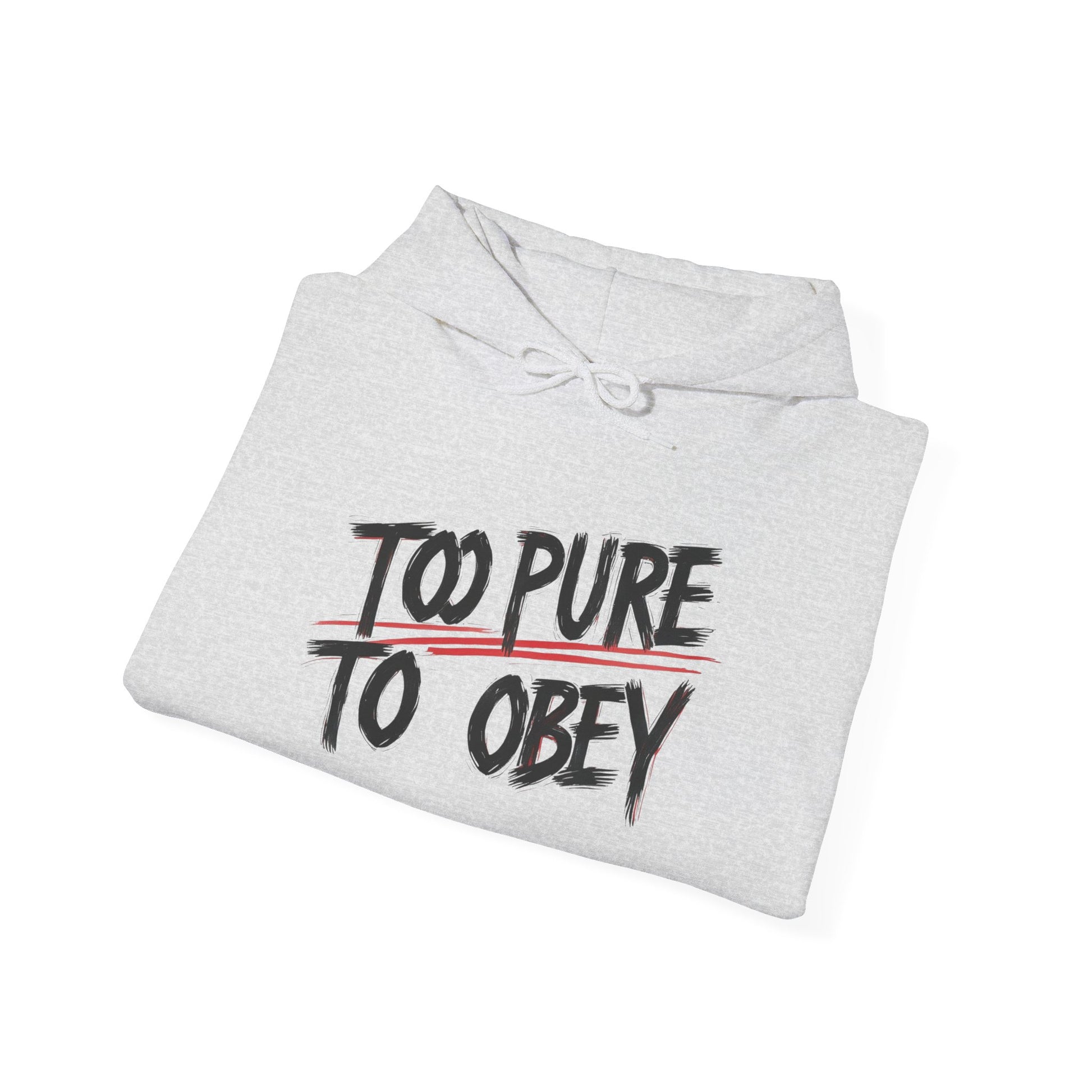 Too Pure To Obey Hoodie