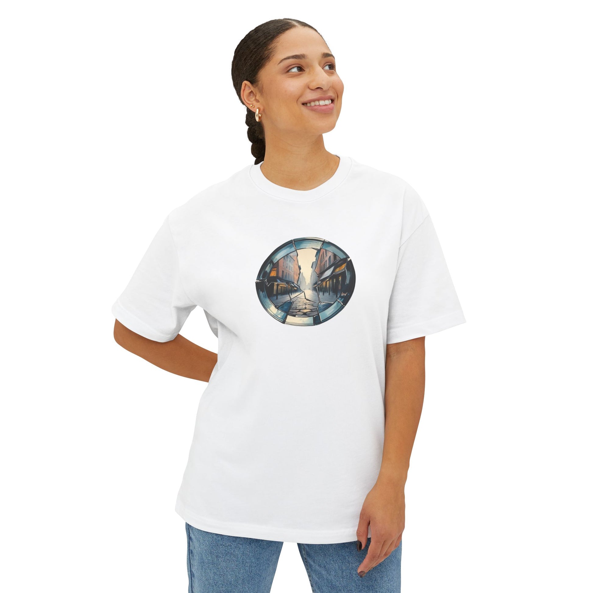 Shattered Street Oversized Tee