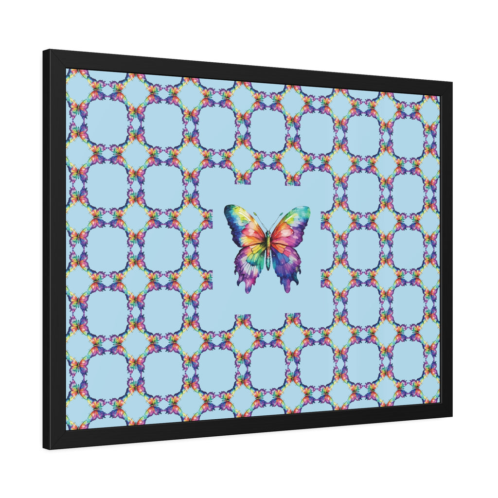 Colorful Butterfly Framed Paper Poster