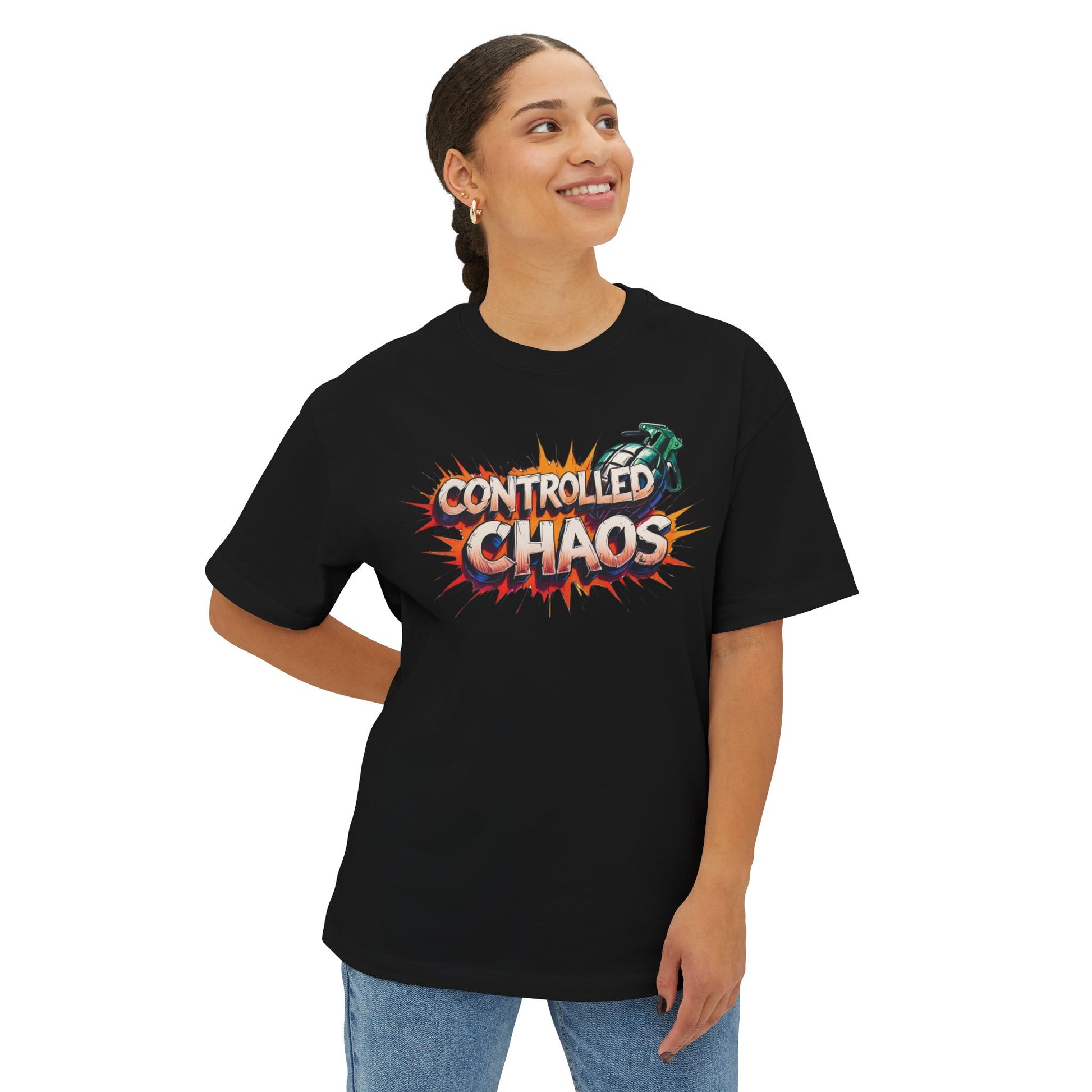 Exploding Chaos Oversized Tee