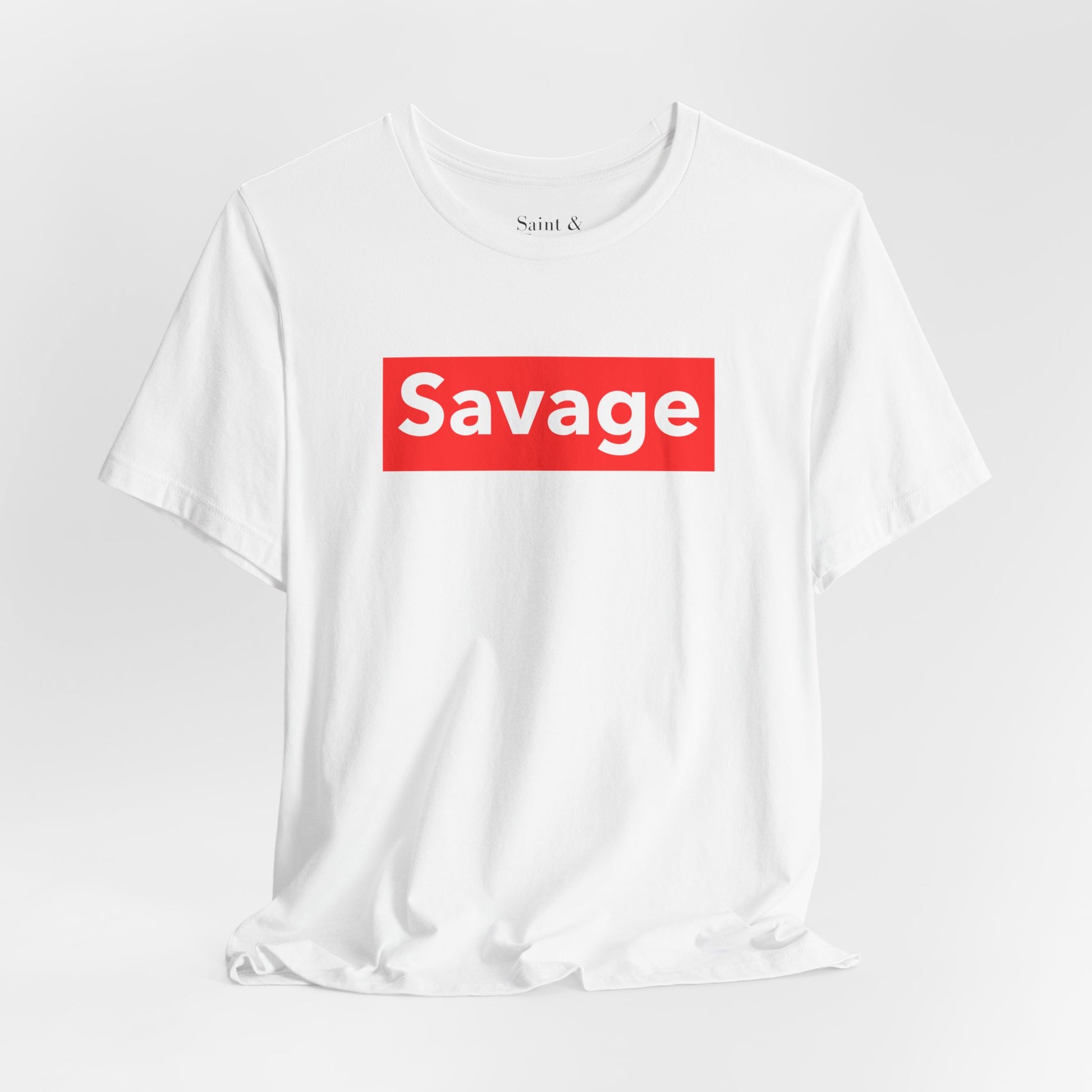 Savage Red Stripe Tee