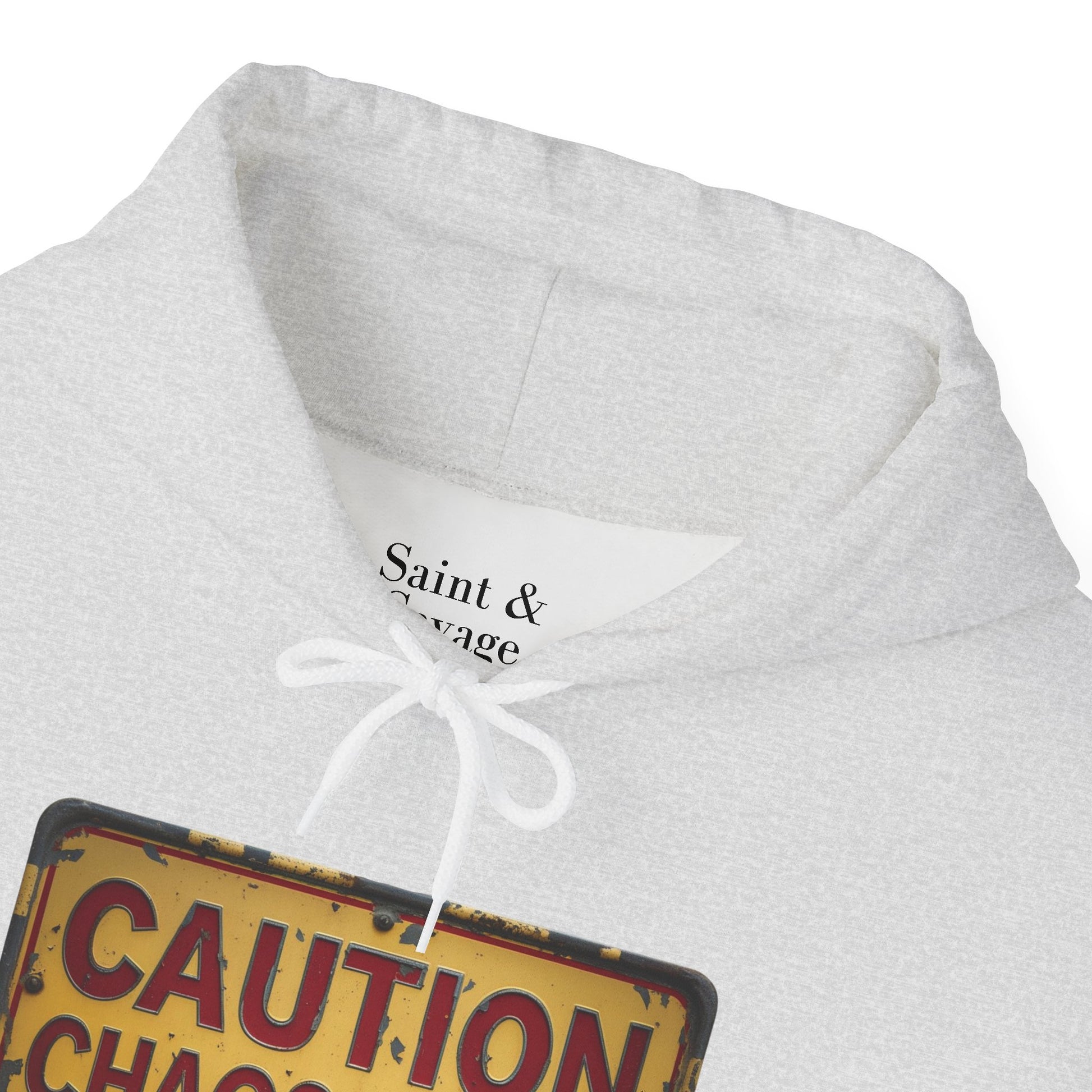 Caution Chaos Zone Hoodie