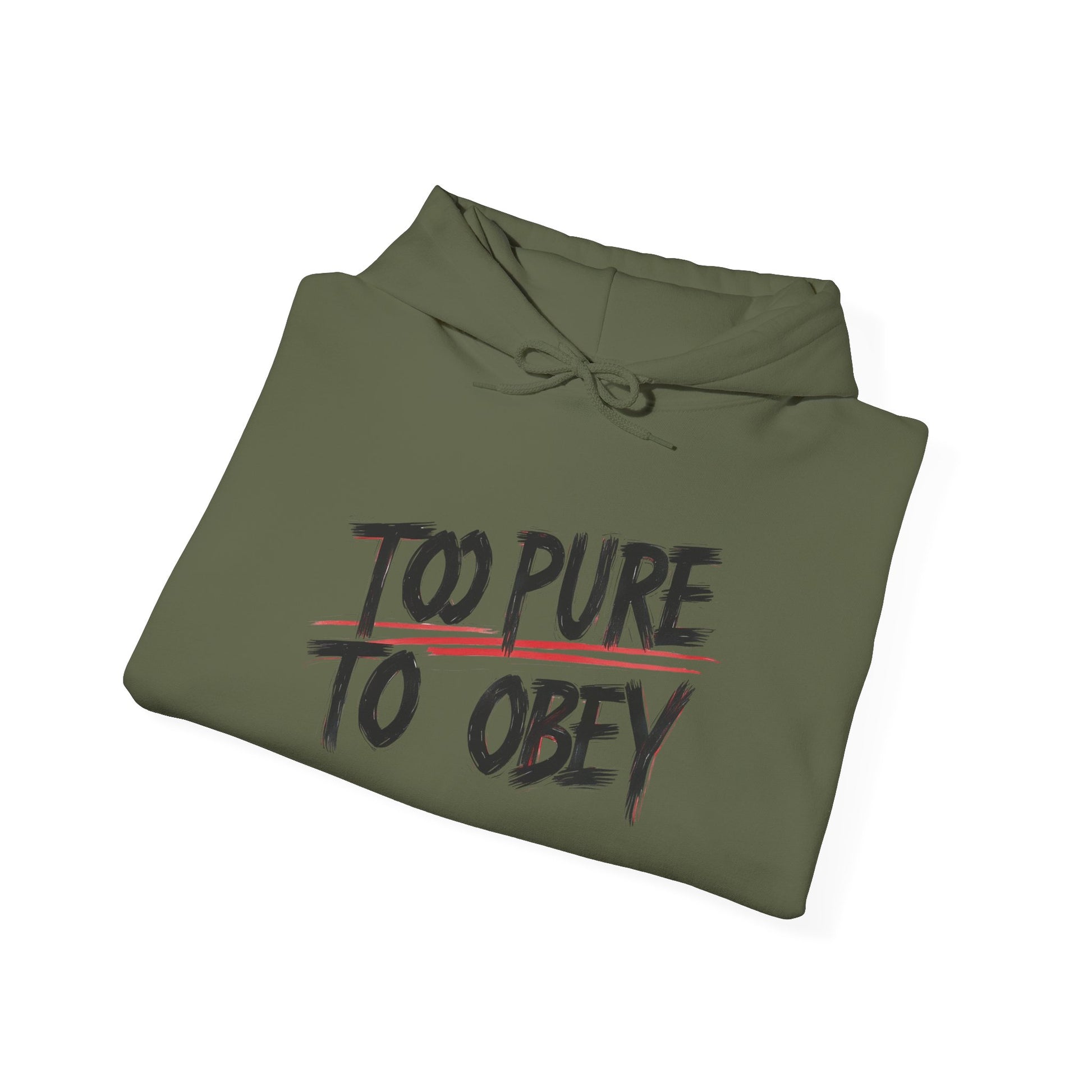 Too Pure To Obey Hoodie