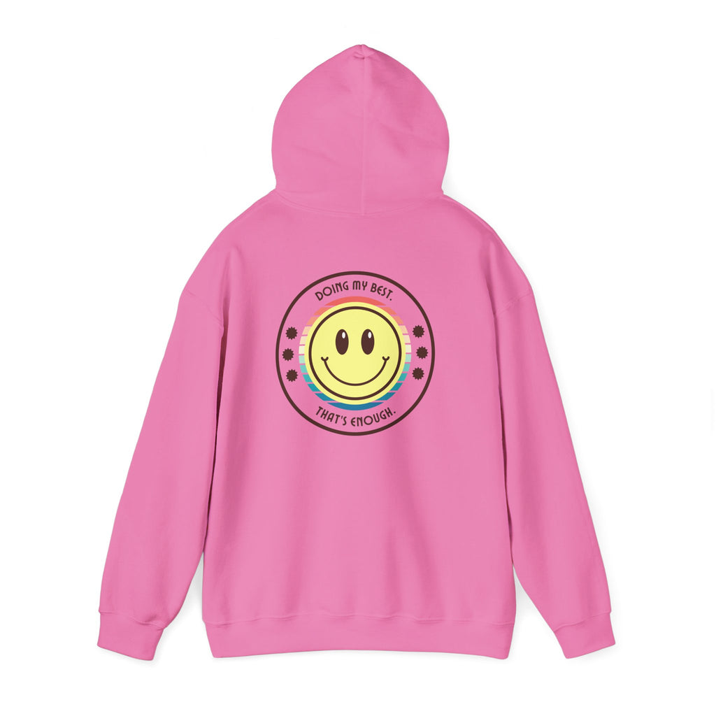 Pastel Smiley "Doing My Best" Hoodie