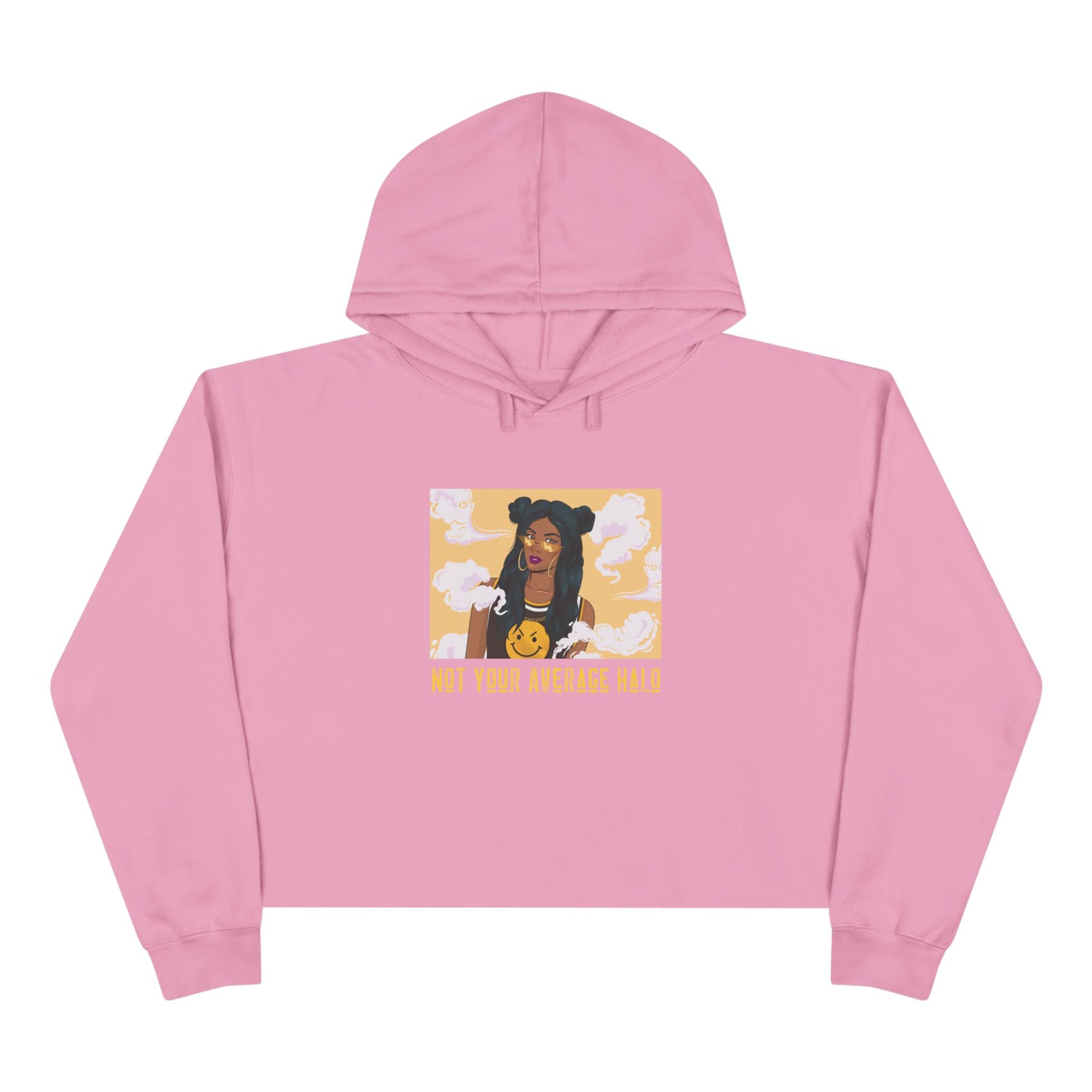 Not Your Average Halo Crop Hoodie