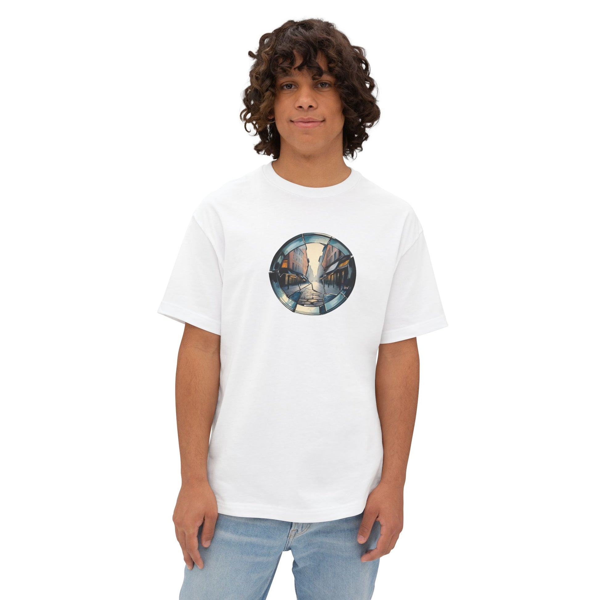 Shattered Street Oversized Tee