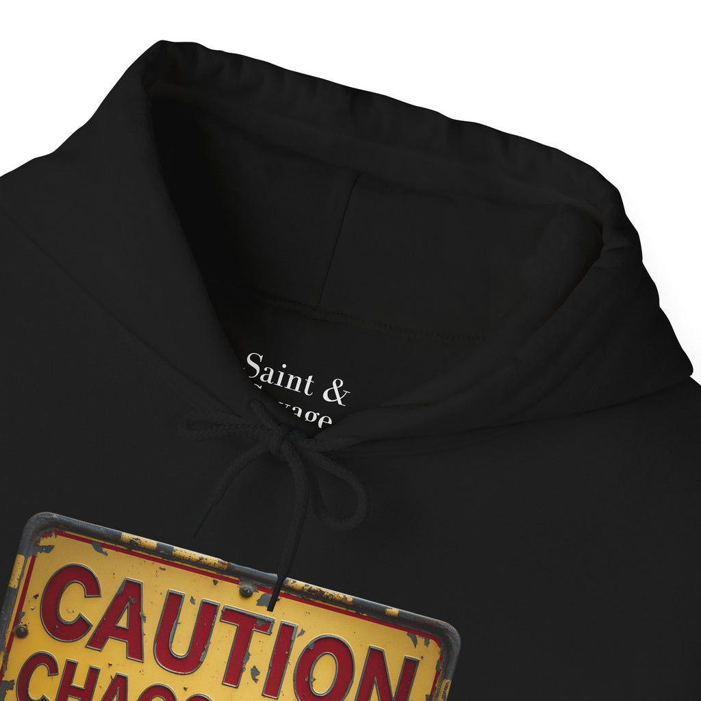 Caution Chaos Zone Hoodie