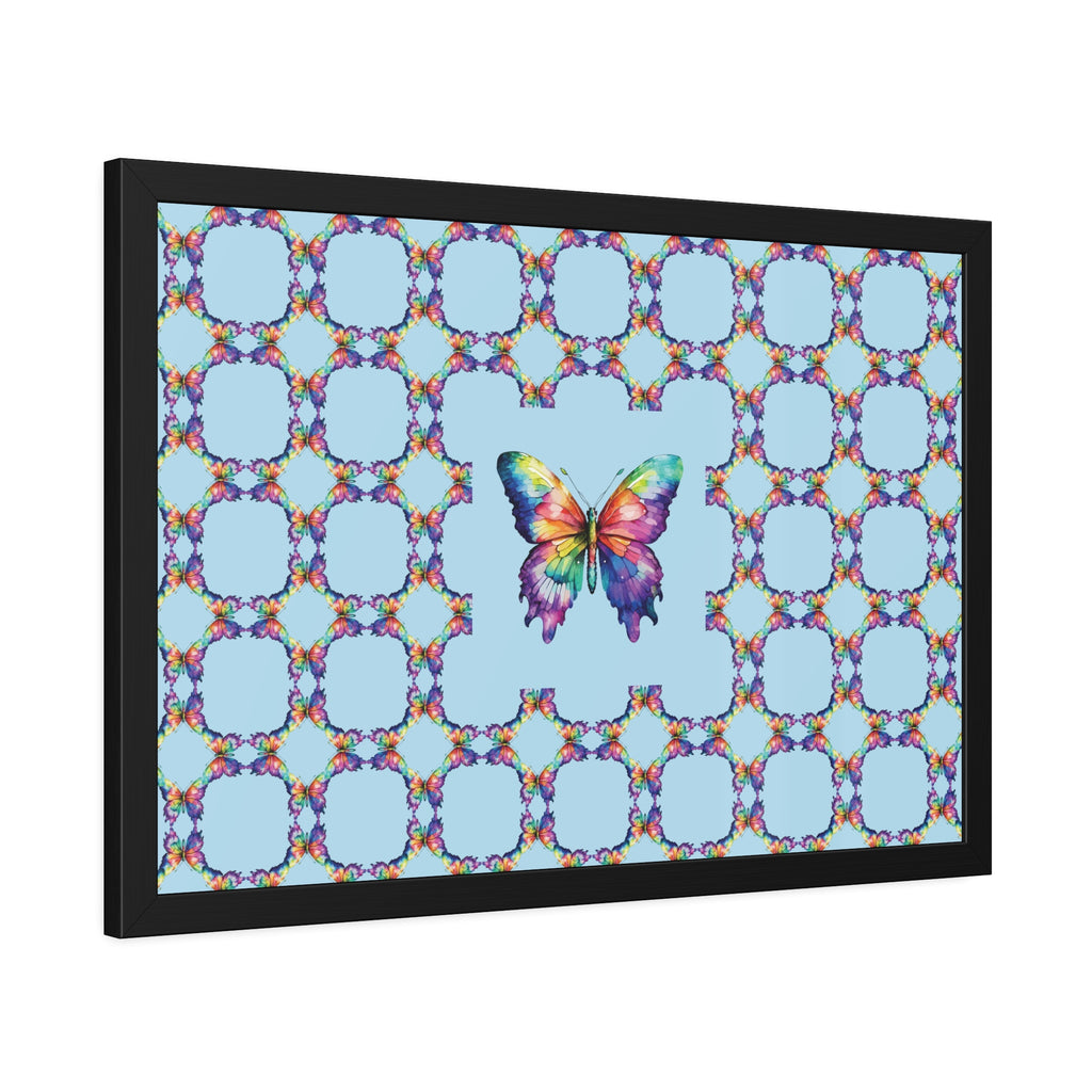 Colorful Butterfly Framed Paper Poster