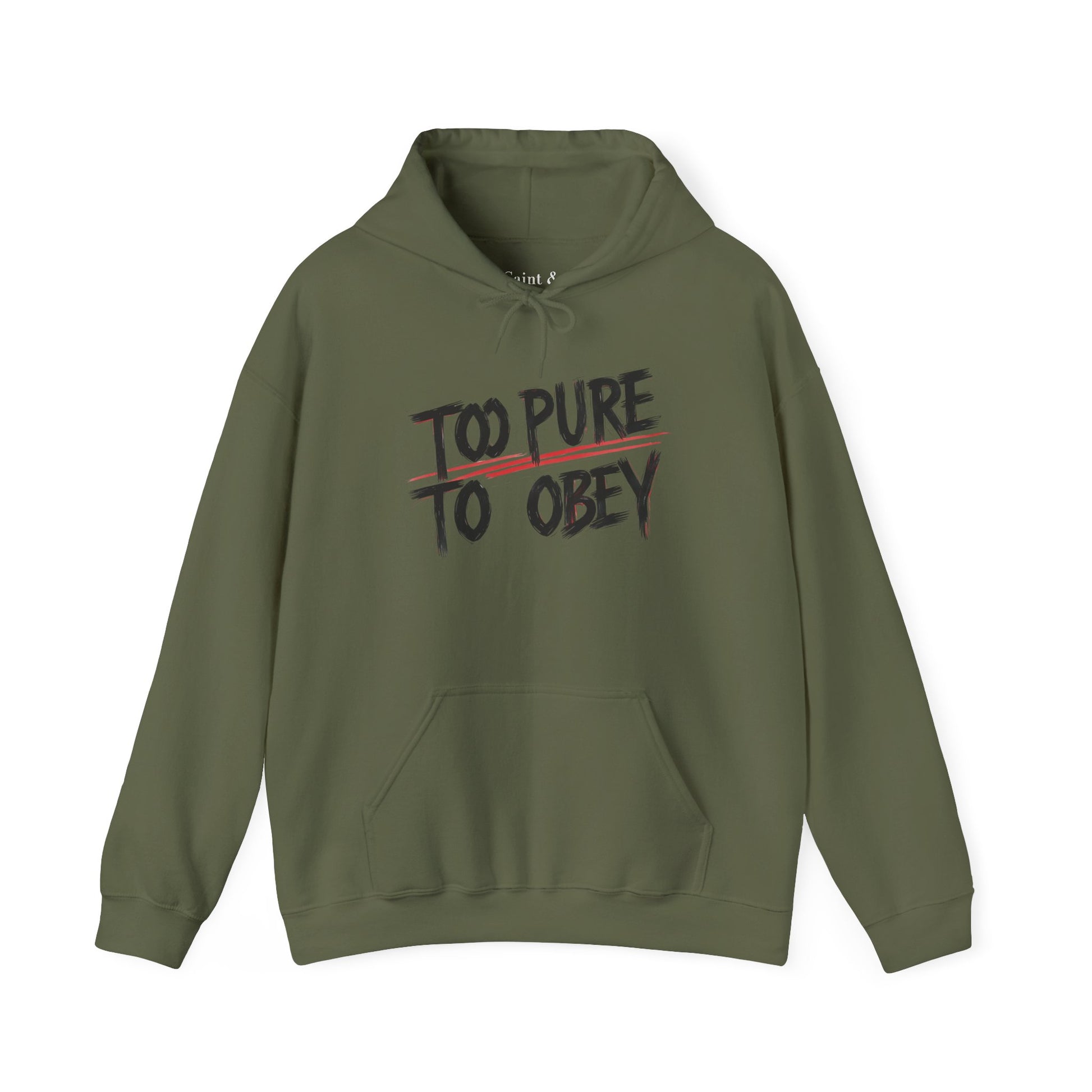 Too Pure To Obey Hoodie