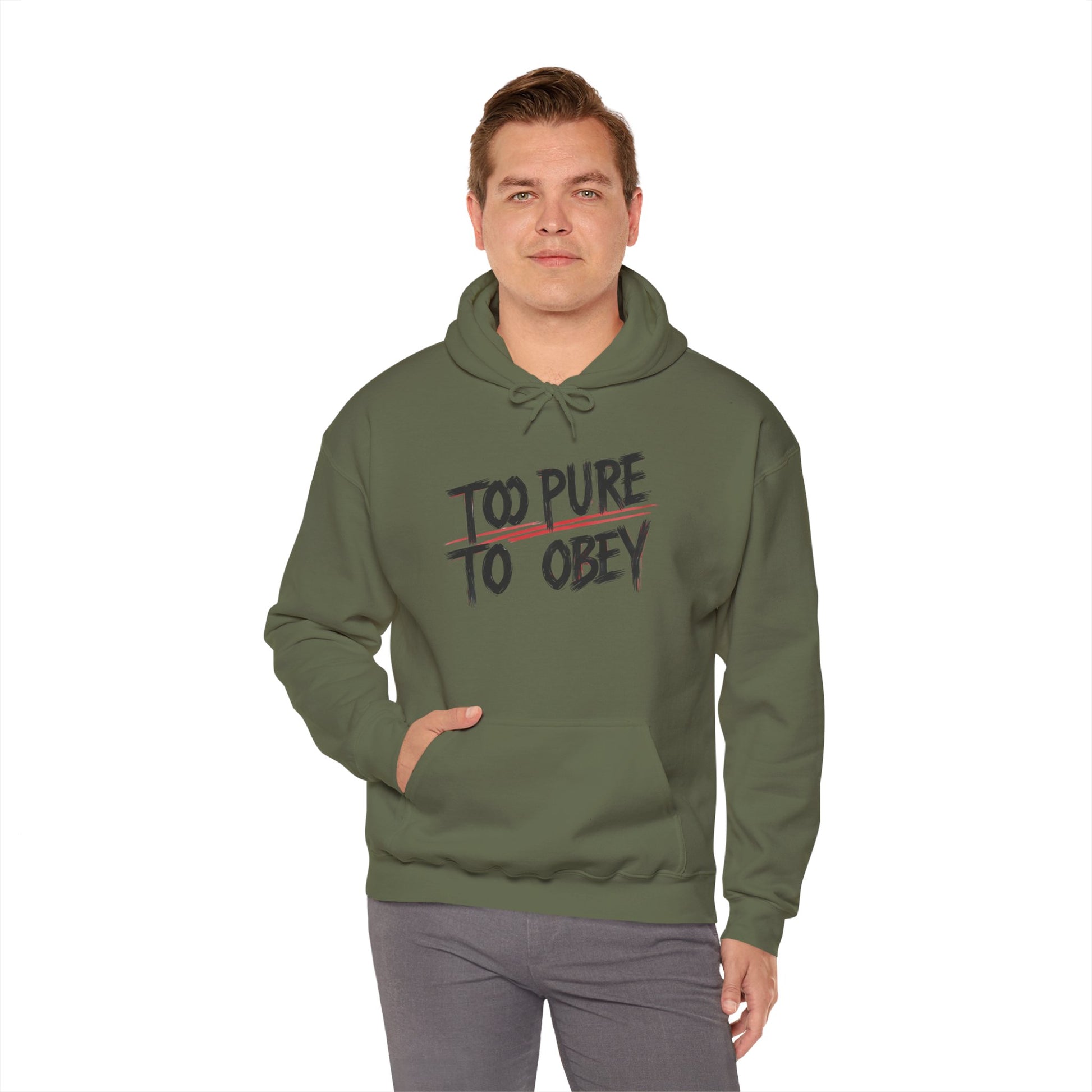 Too Pure To Obey Hoodie