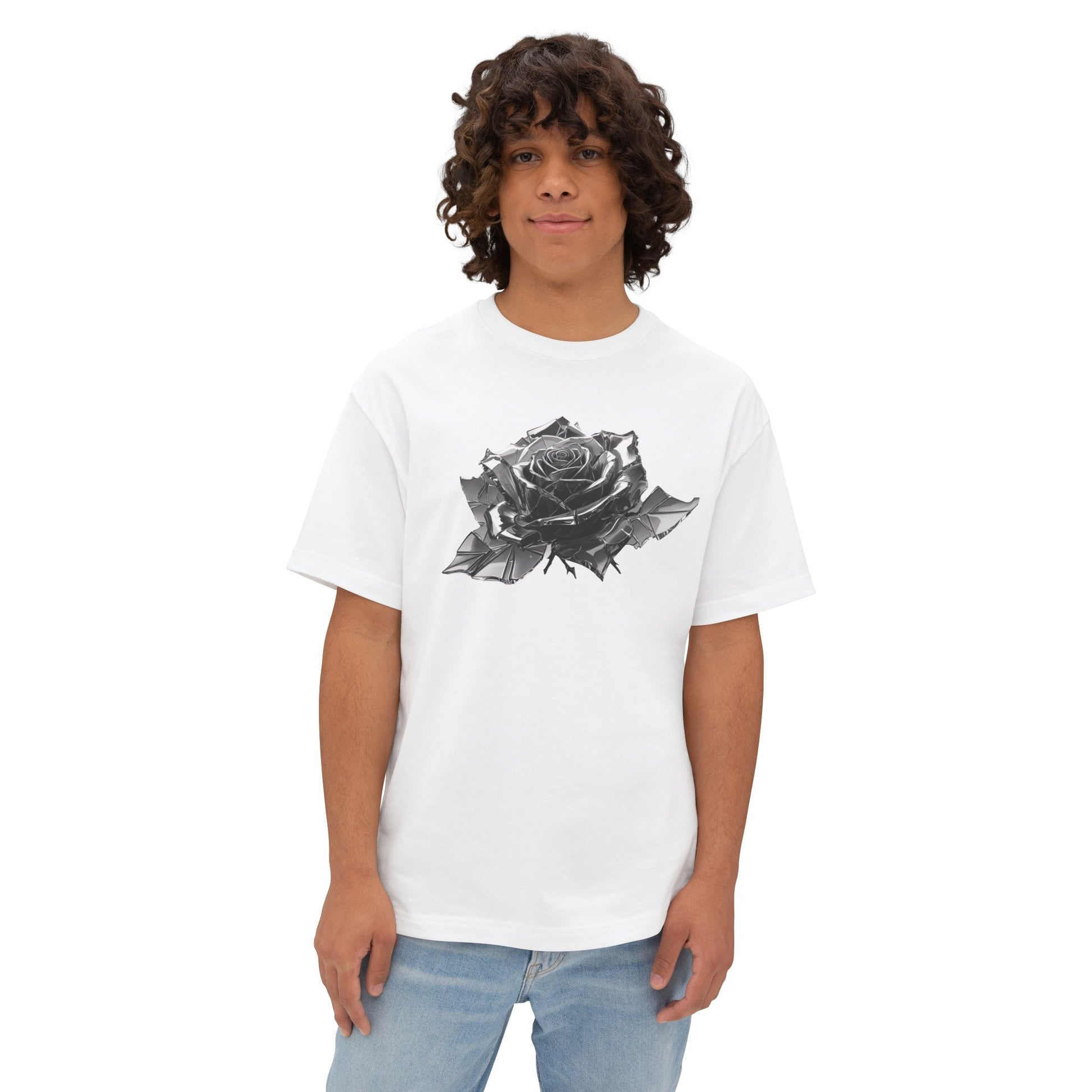 Shattered Rose Oversized Tee