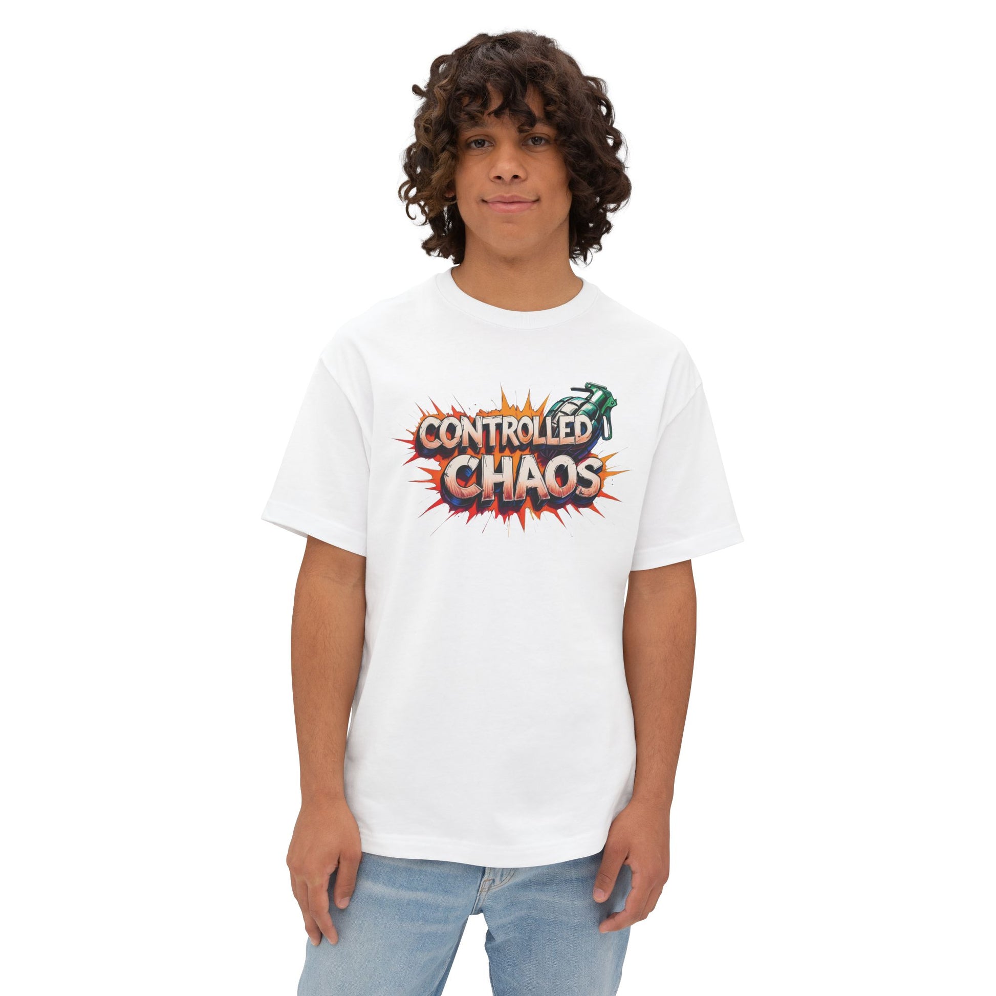 Exploding Chaos Oversized Tee