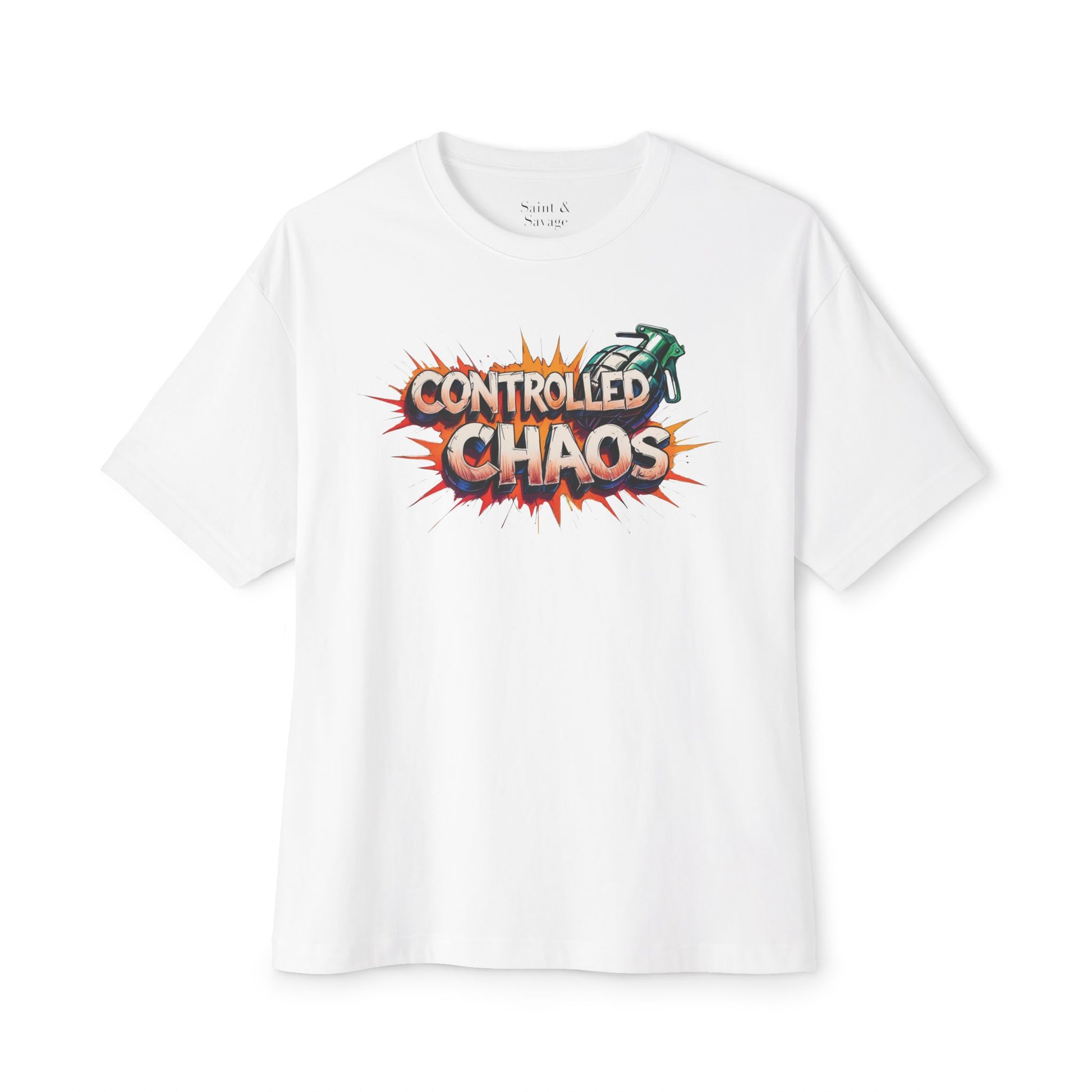 Exploding Chaos Oversized Tee