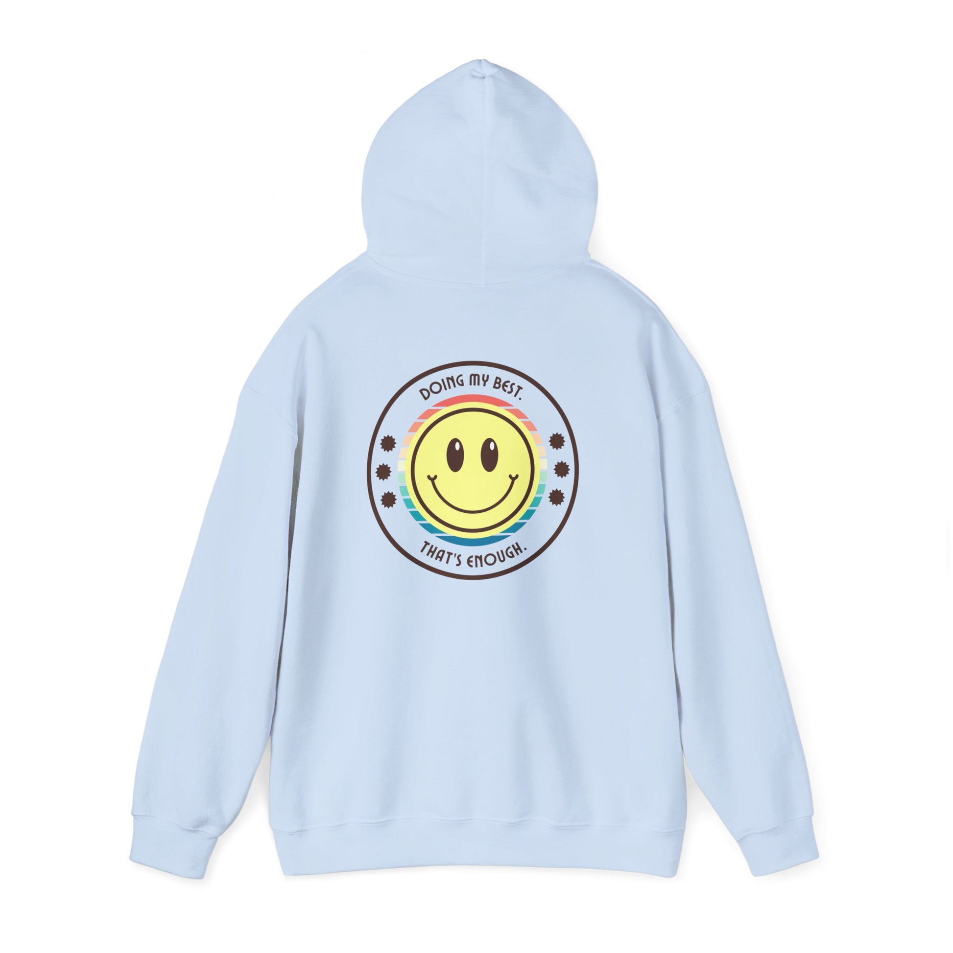 Pastel Smiley "Doing My Best" Hoodie
