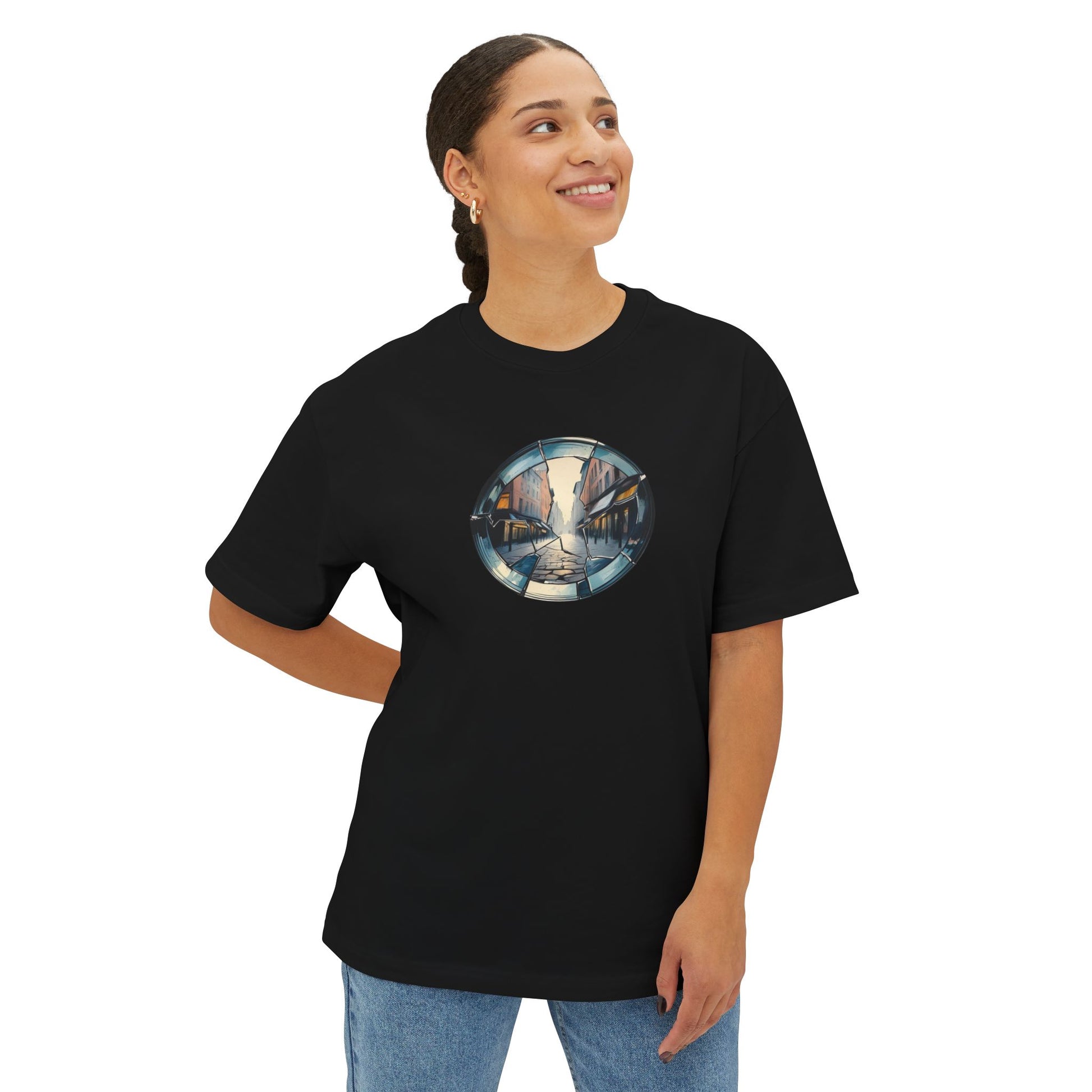 Shattered Street Oversized Tee