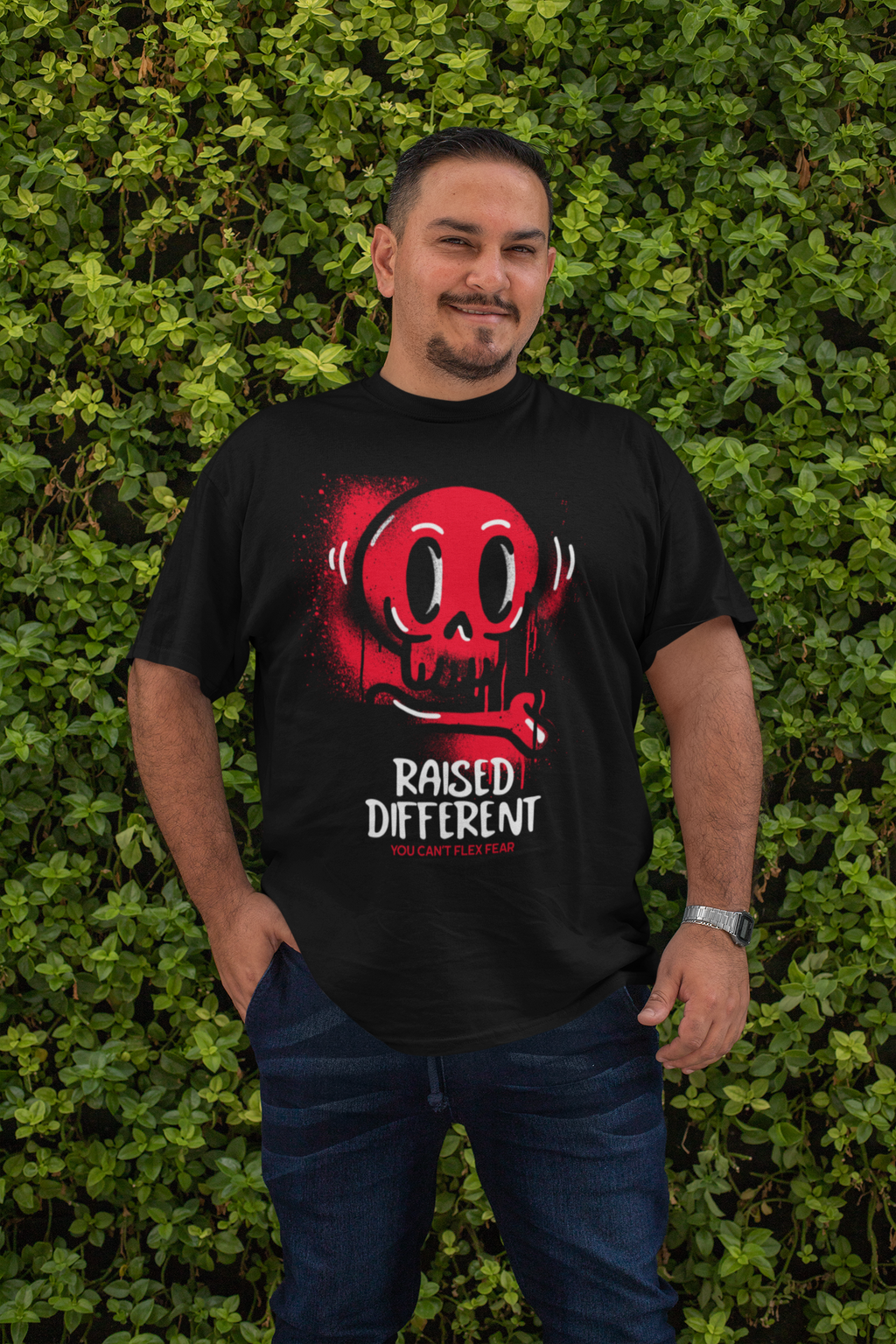 Raised Different Skull Tee