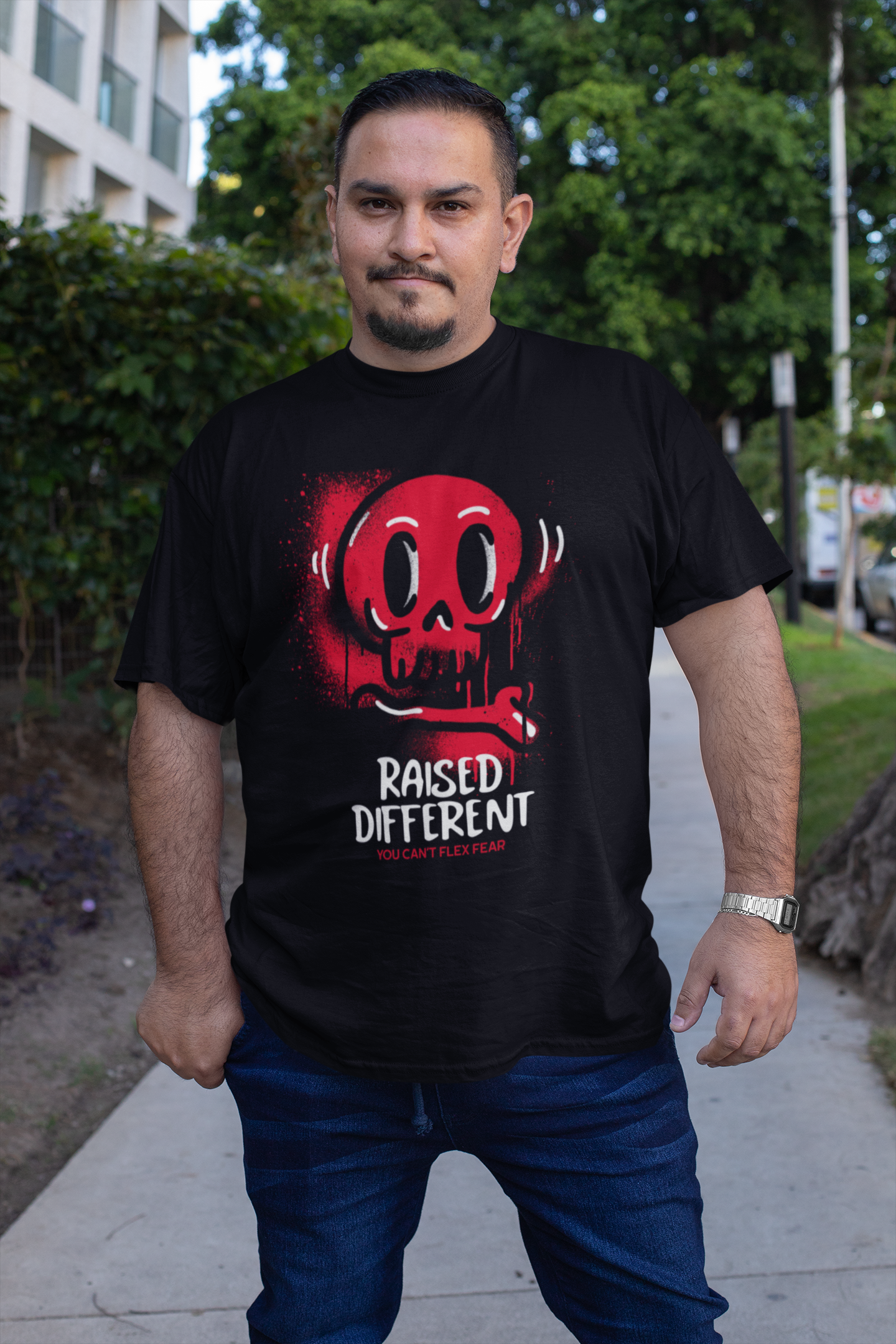 Raised Different Skull Tee