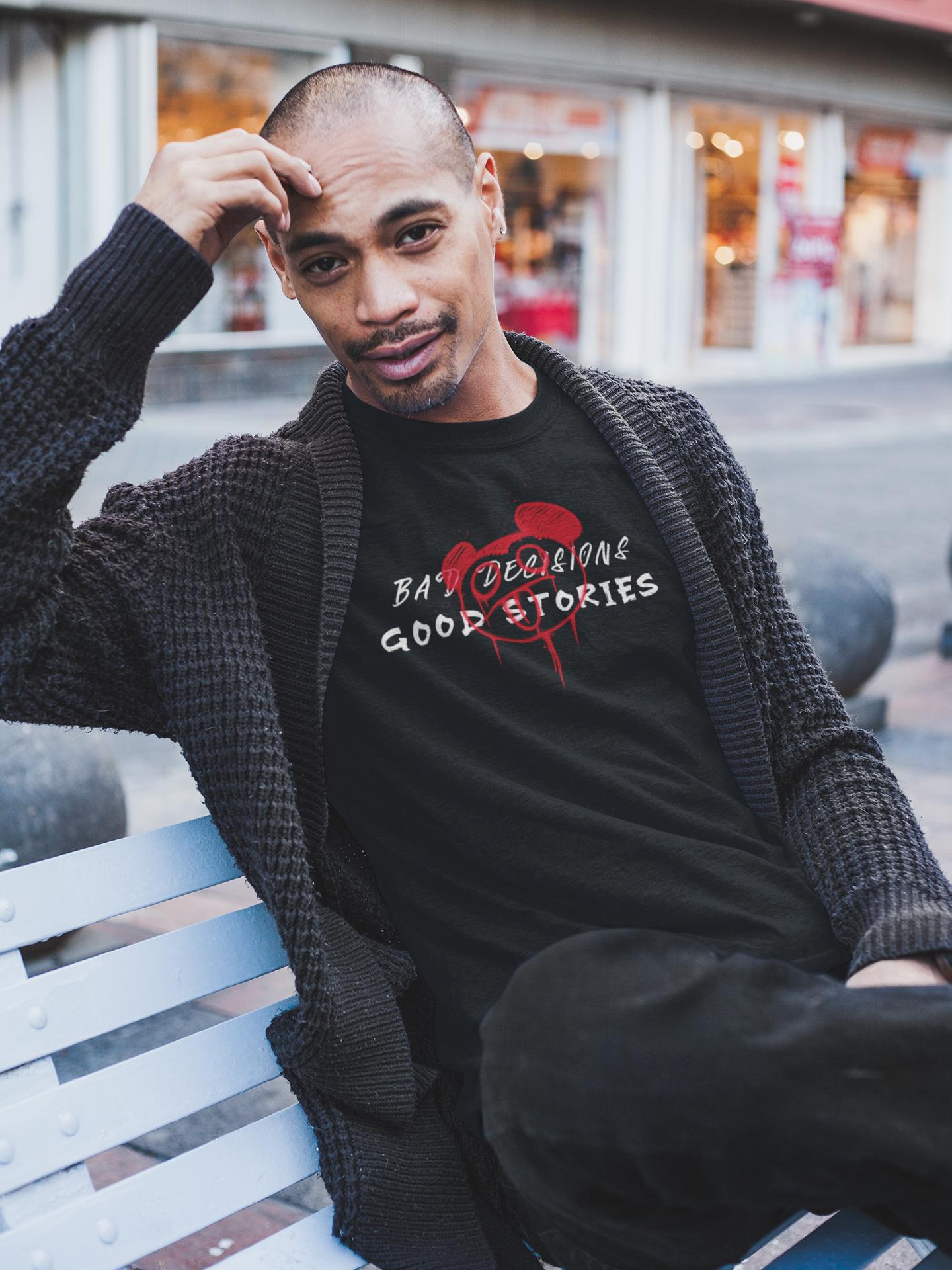 Bad Decisions, Good Stories Unisex Tee