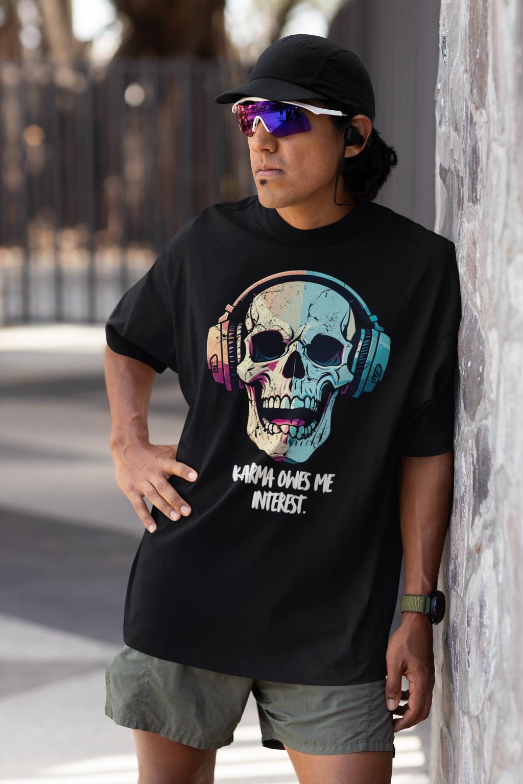 Karma Owes Me Oversized Tee