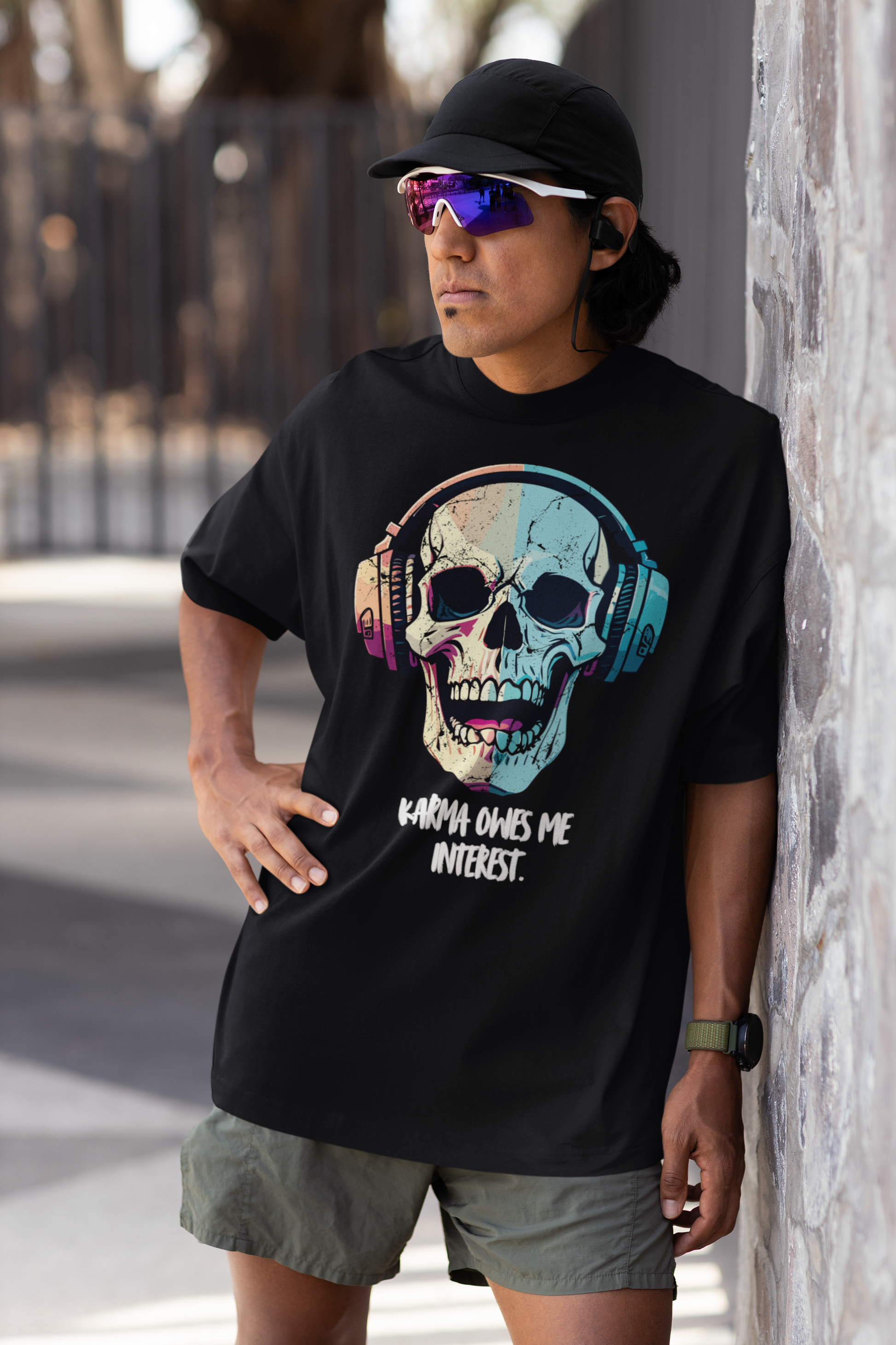 Karma Owes Me Oversized Tee