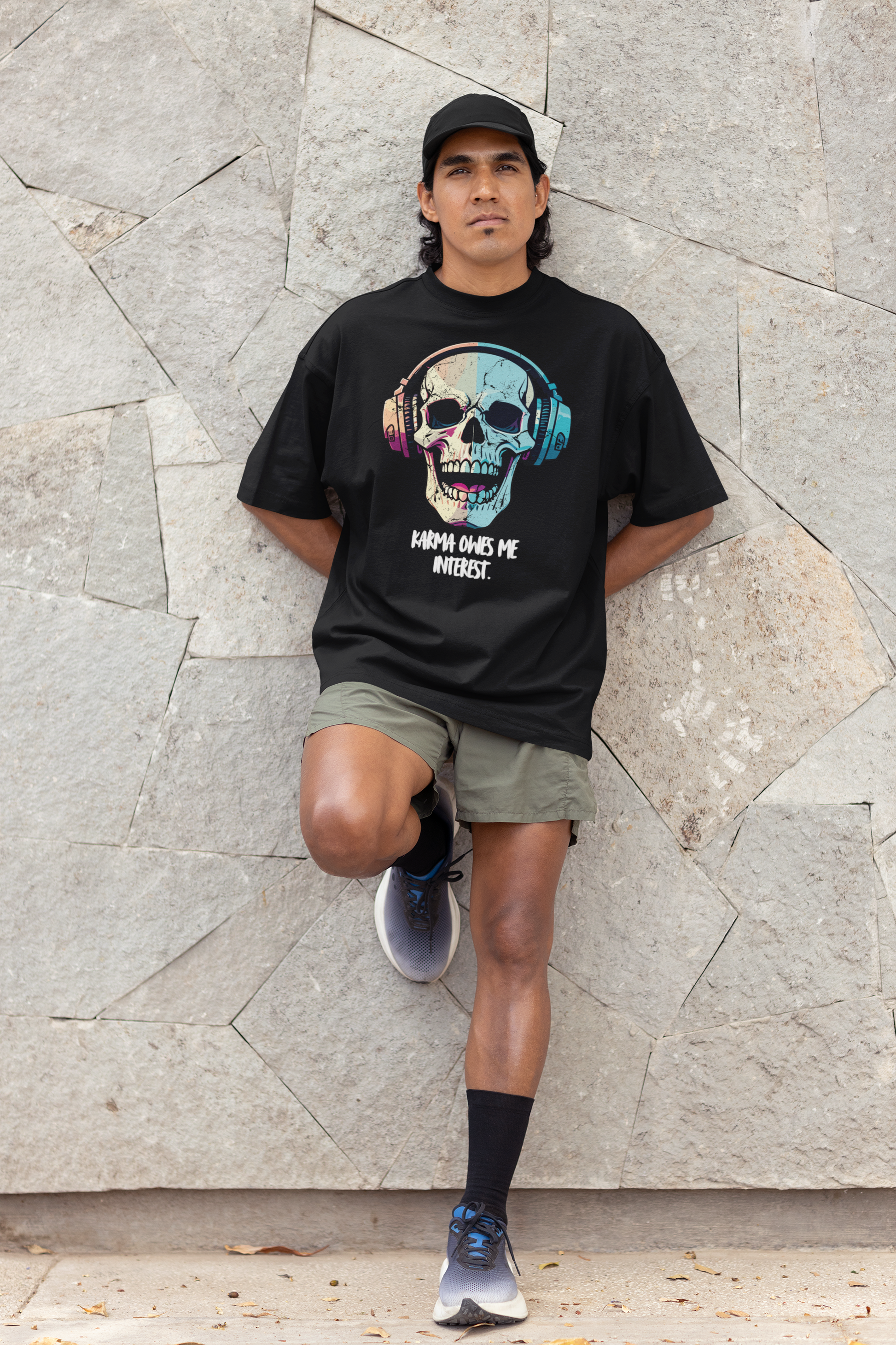 Karma Owes Me Oversized Tee