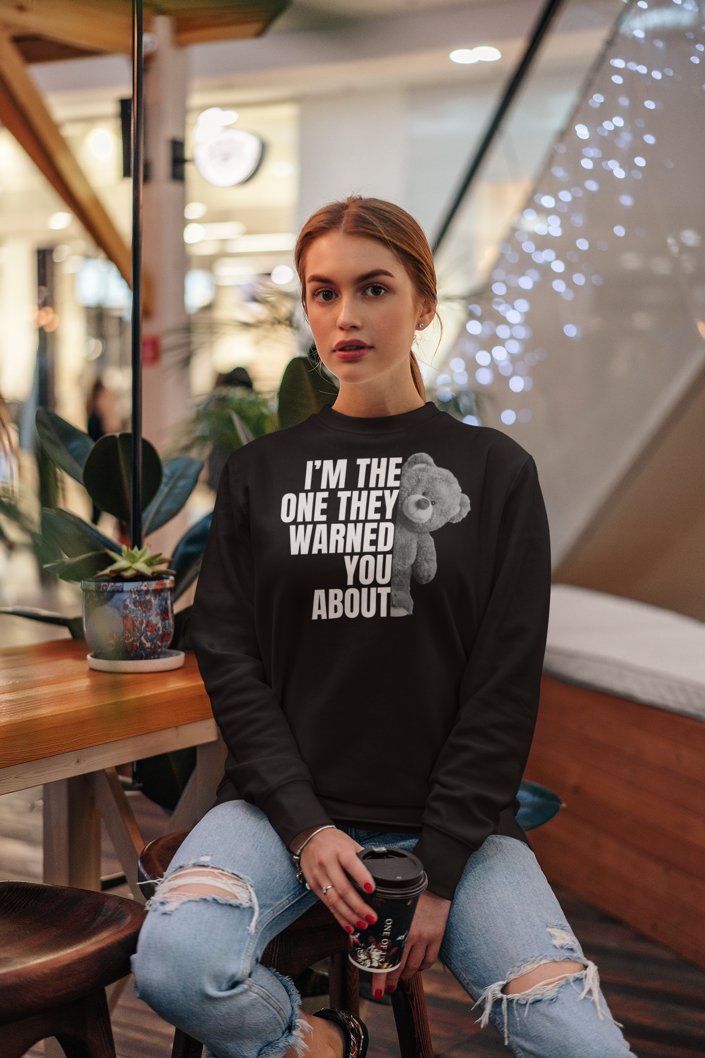 I'm The One They Warned You About Sweatshirt