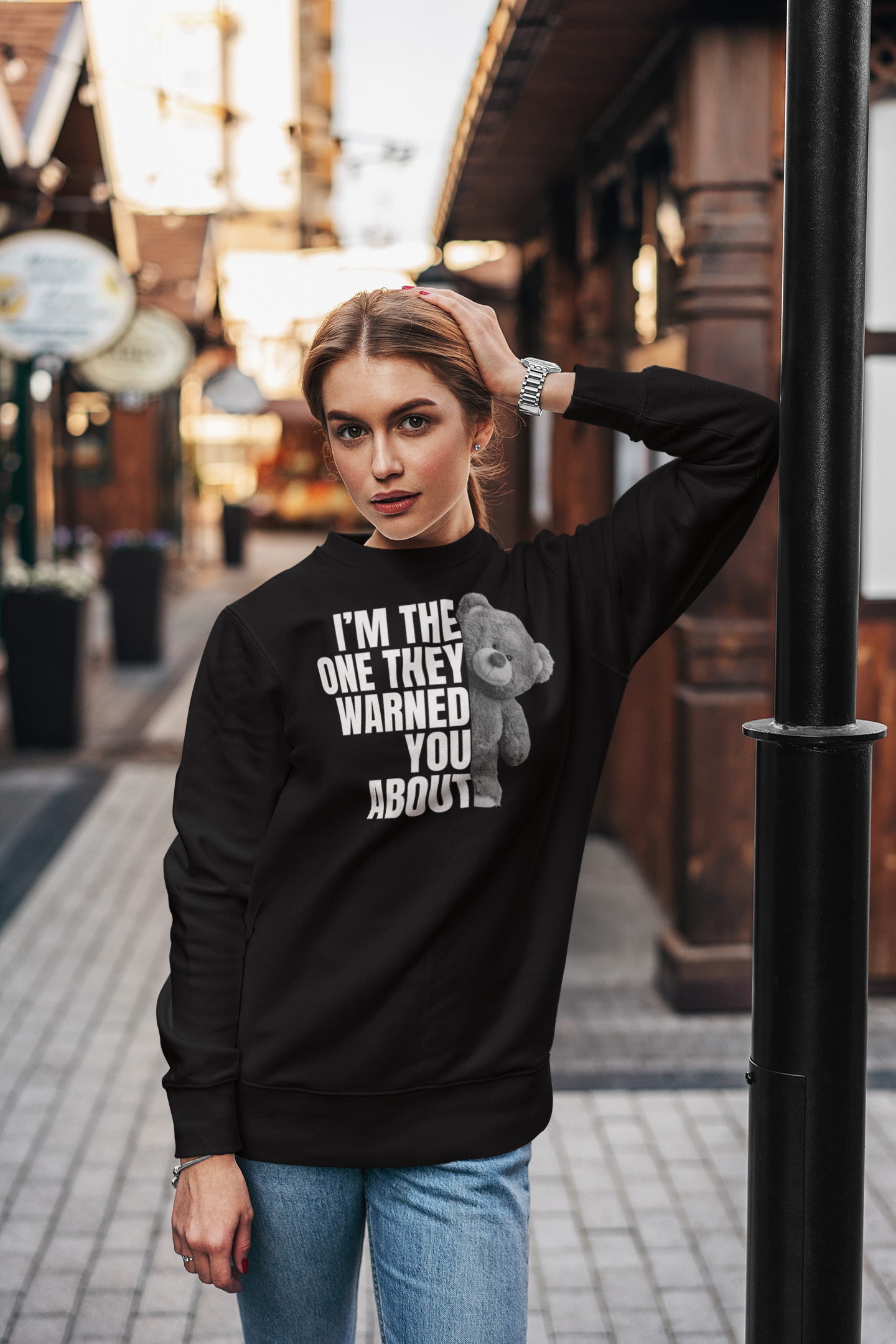 I'm The One They Warned You About Sweatshirt