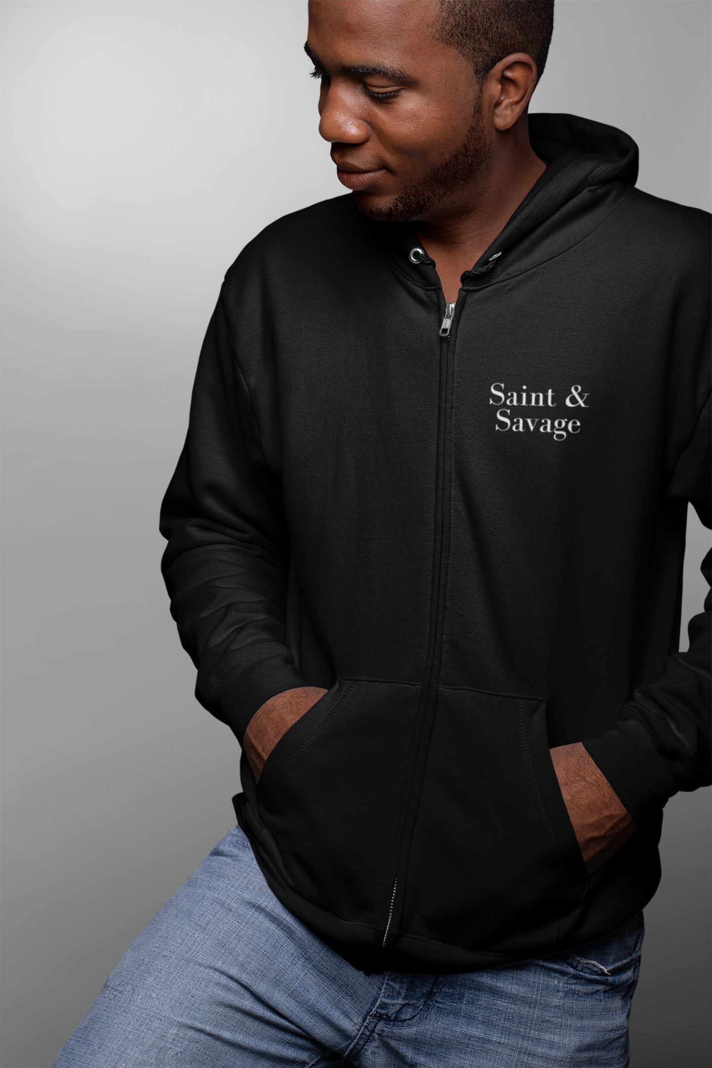 I Don't do Average Zipped Hoodie
