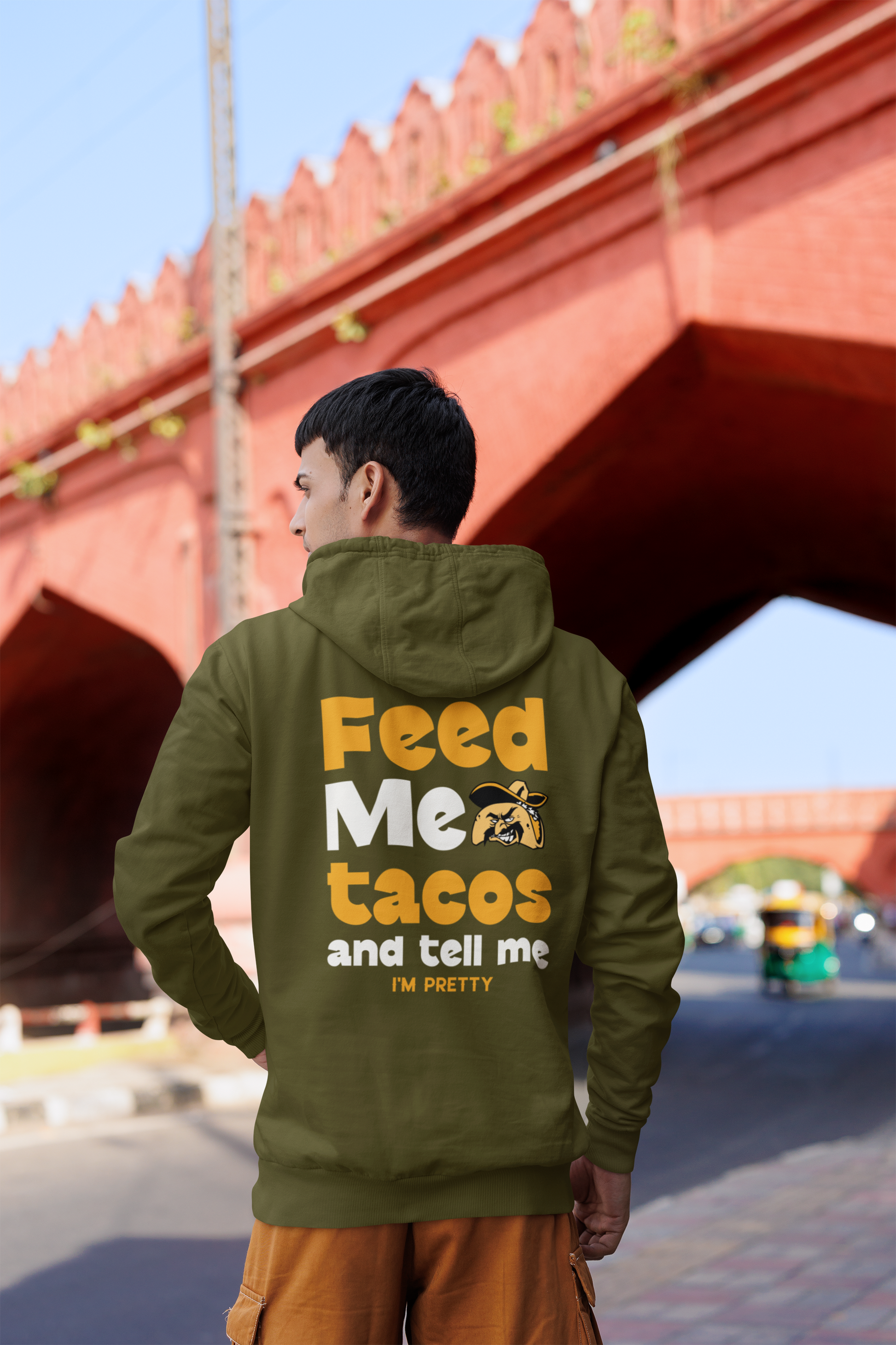 Feed Me Tacos Fleece Hoodie