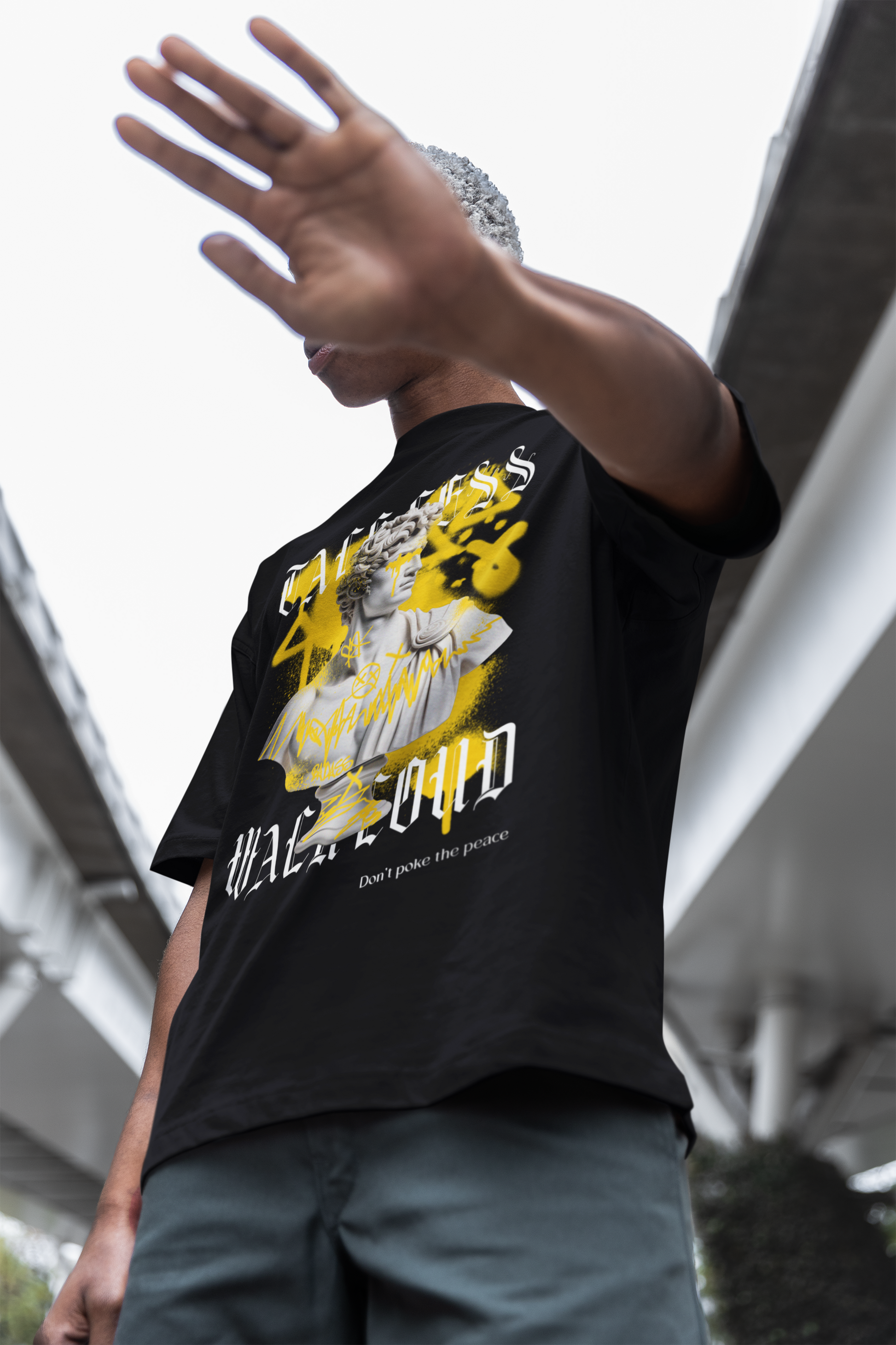 Talk Less Walk Loud Oversized Tee