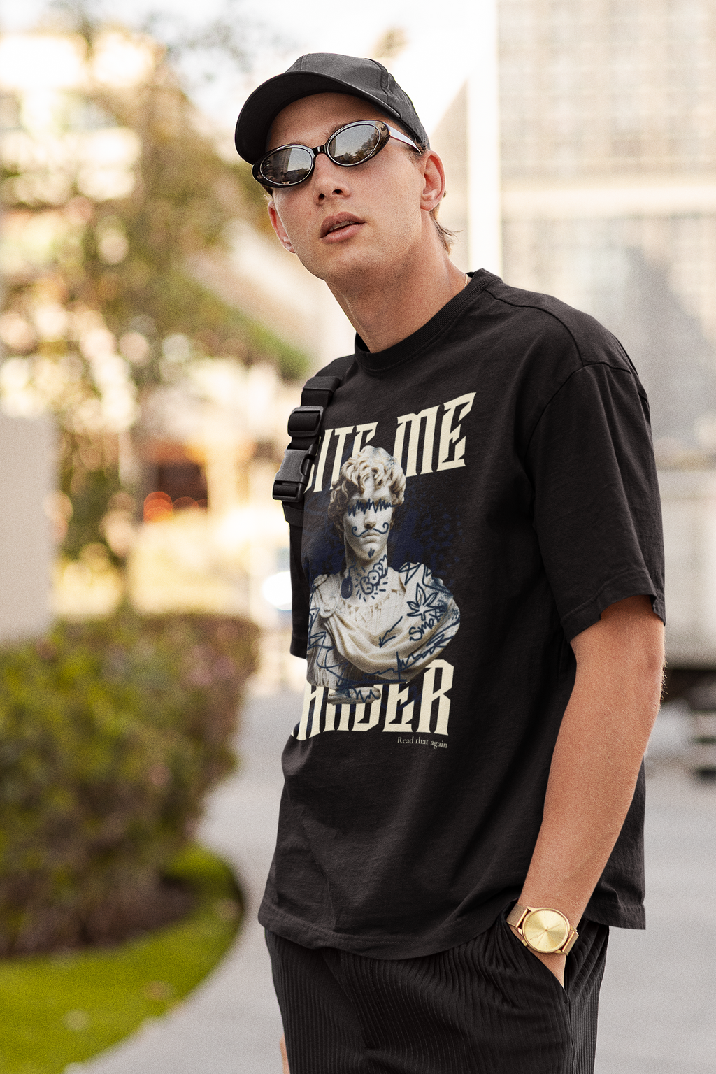 Bite Me Harder Oversized Tee