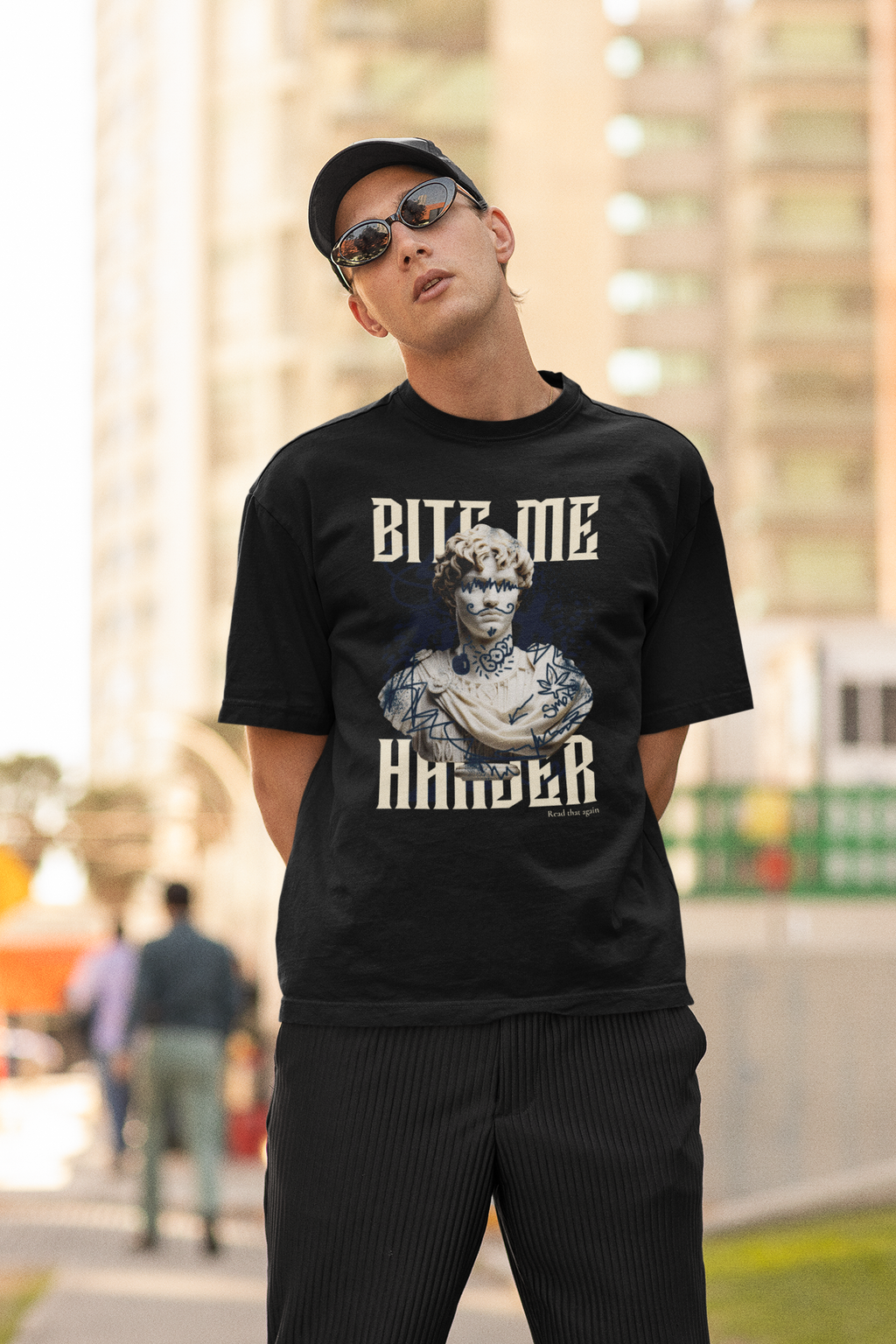 Bite Me Harder Oversized Tee