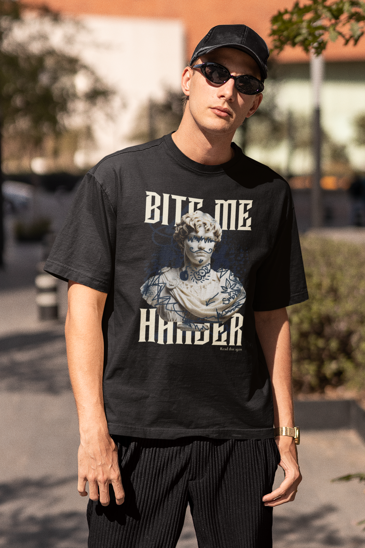 Bite Me Harder Oversized Tee