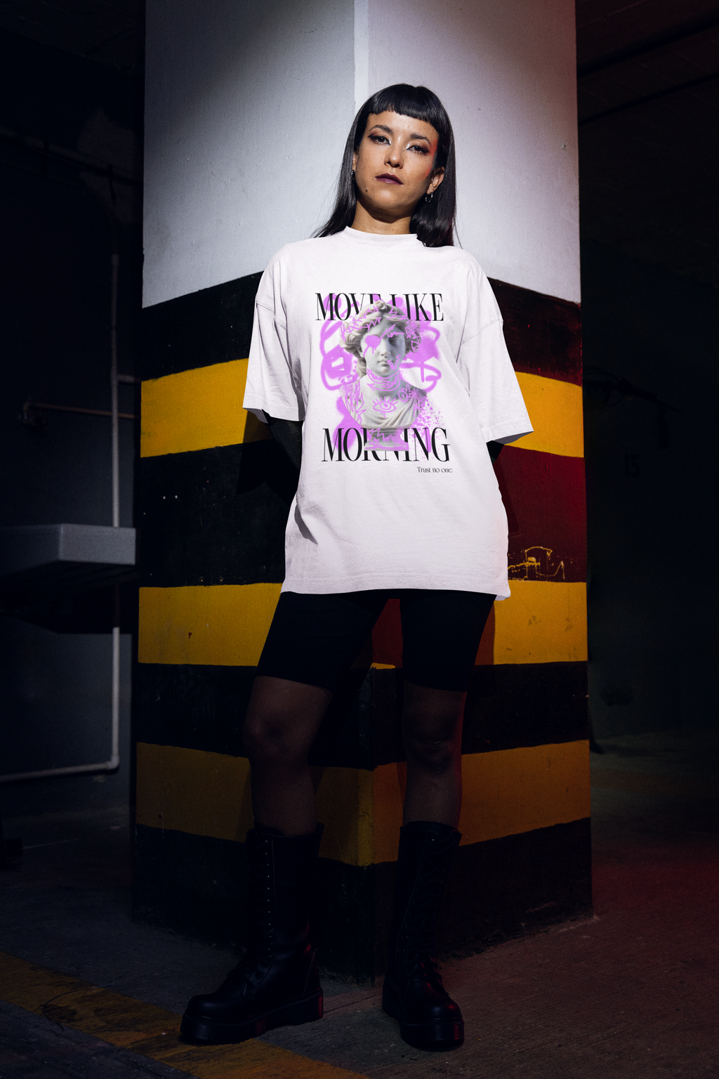 Move Like Morning Oversized Tee