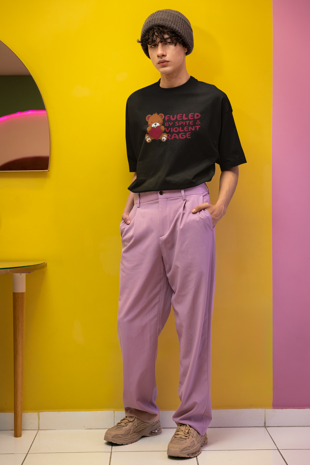 Fueled by Spite & Violent Rage Oversized Tee