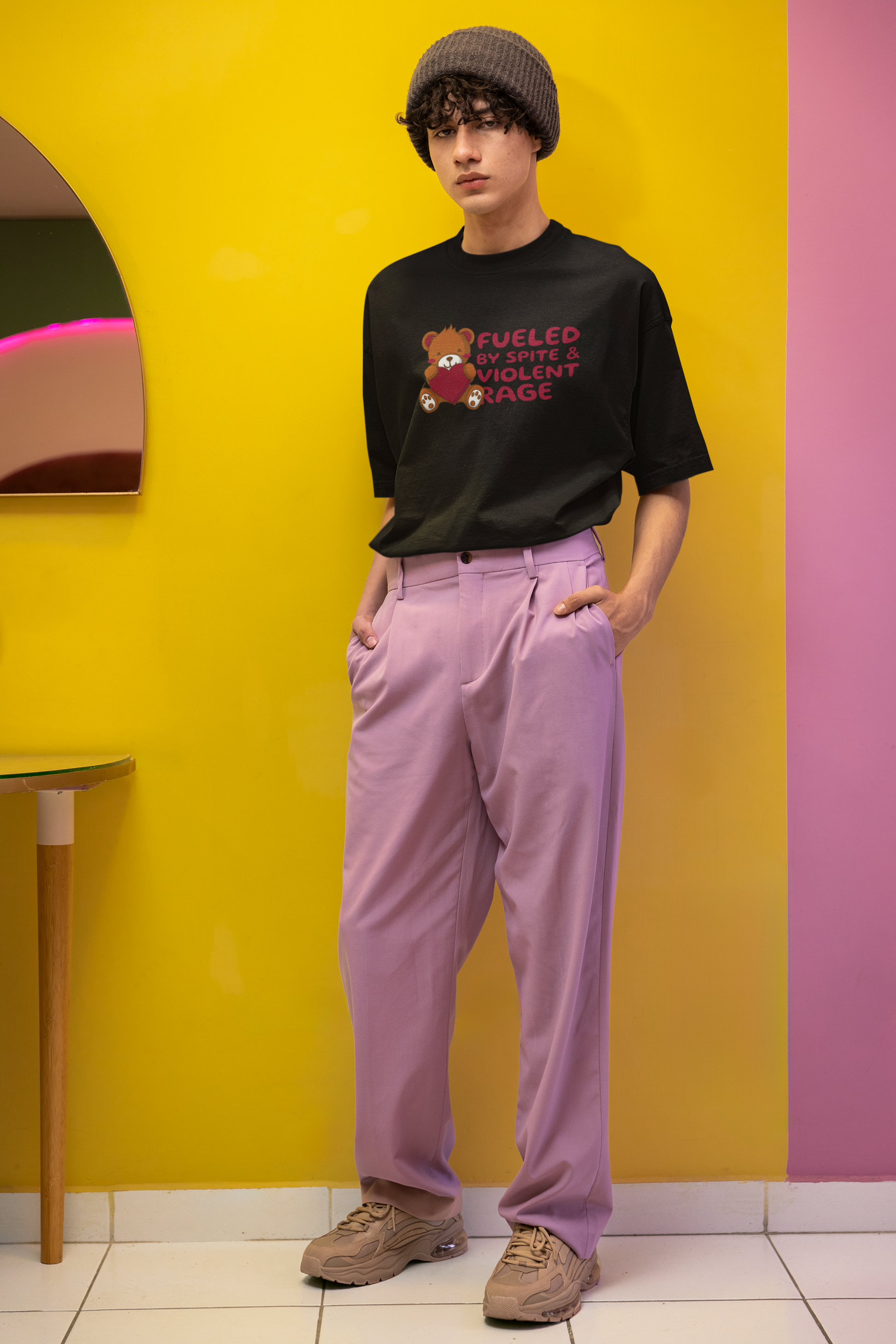Fueled by Spite & Violent Rage Oversized Tee