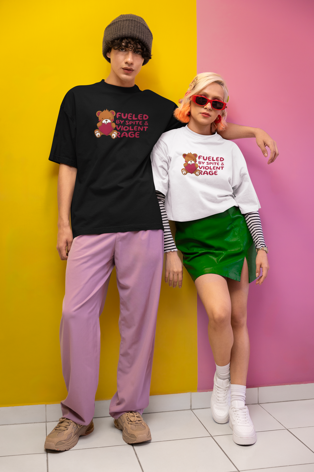 Fueled by Spite & Violent Rage Oversized Tee