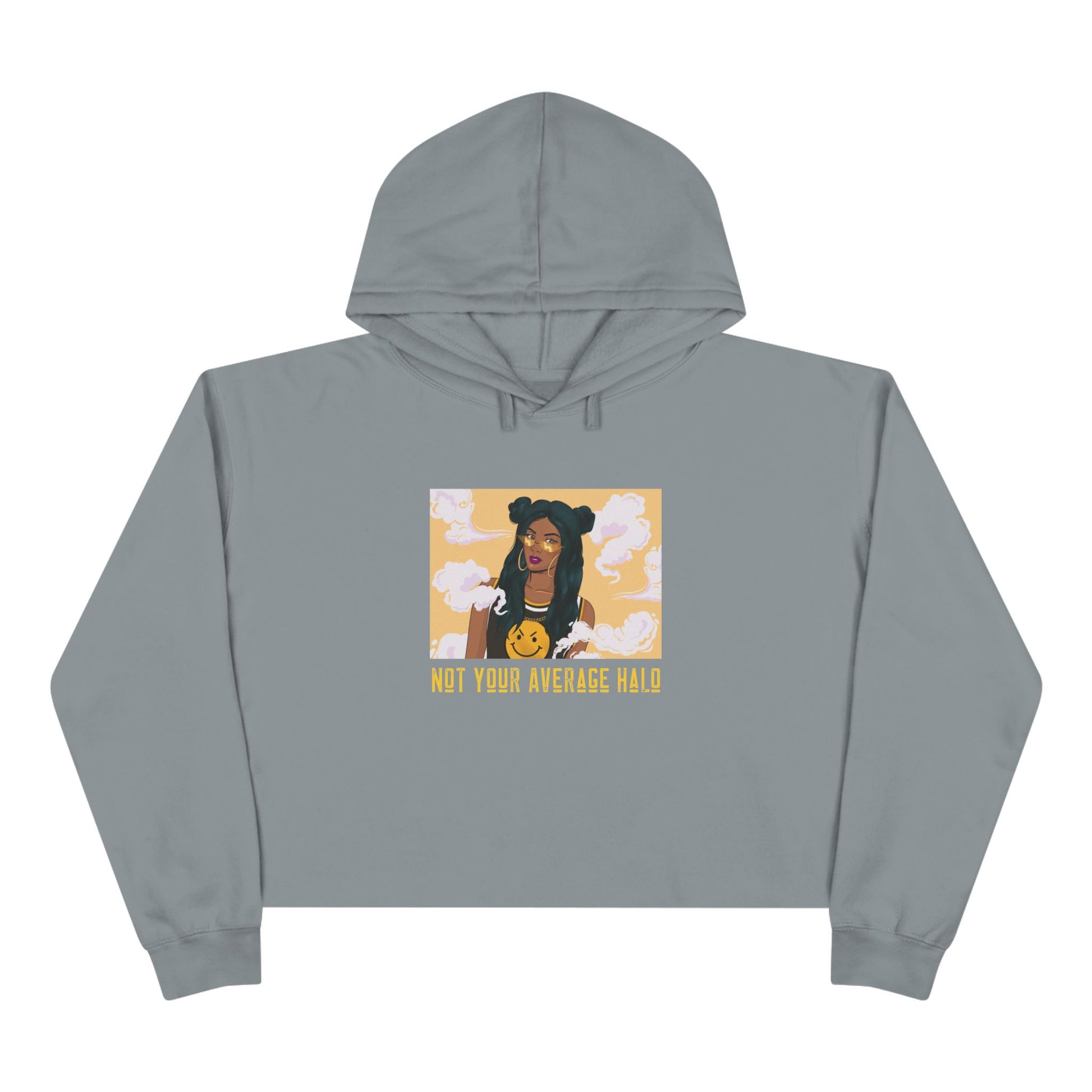 Not Your Average Halo Crop Hoodie