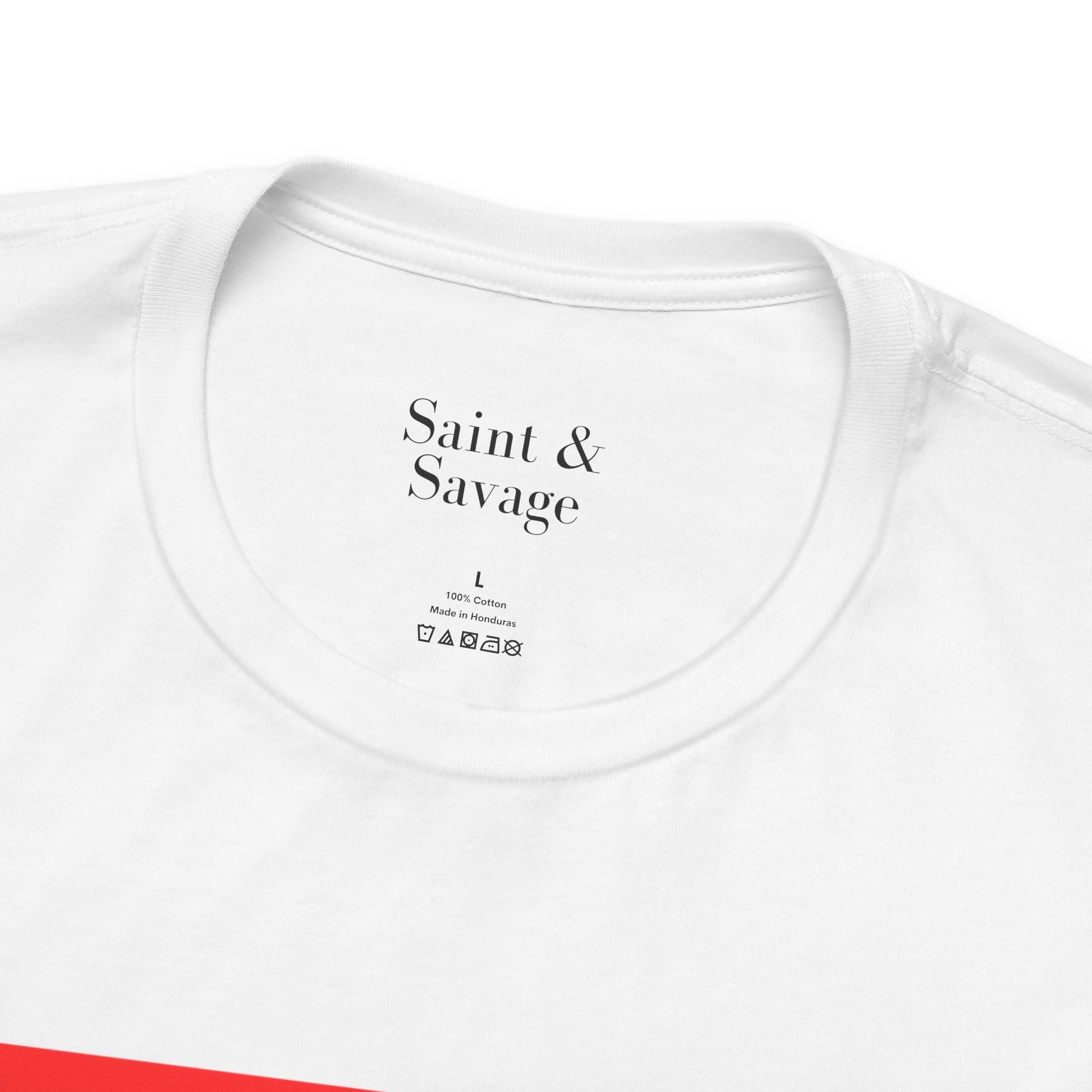 Savage Red Stripe Tee