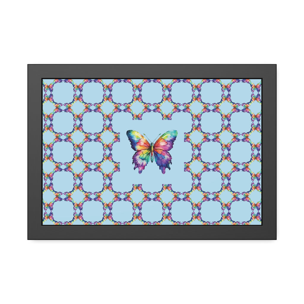Colorful Butterfly Framed Paper Poster