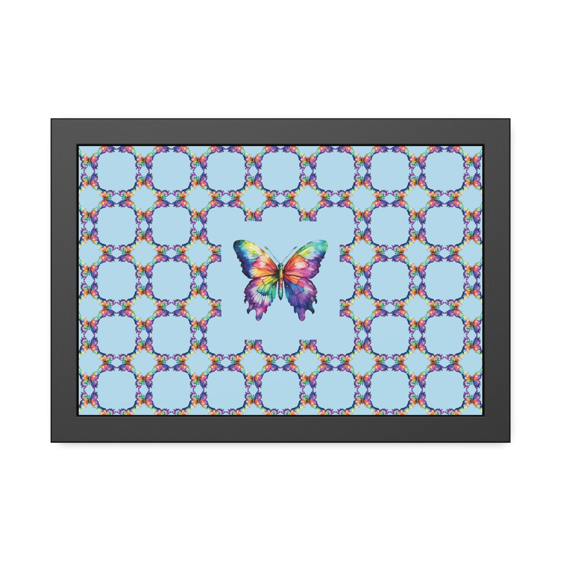 Colorful Butterfly Framed Paper Poster