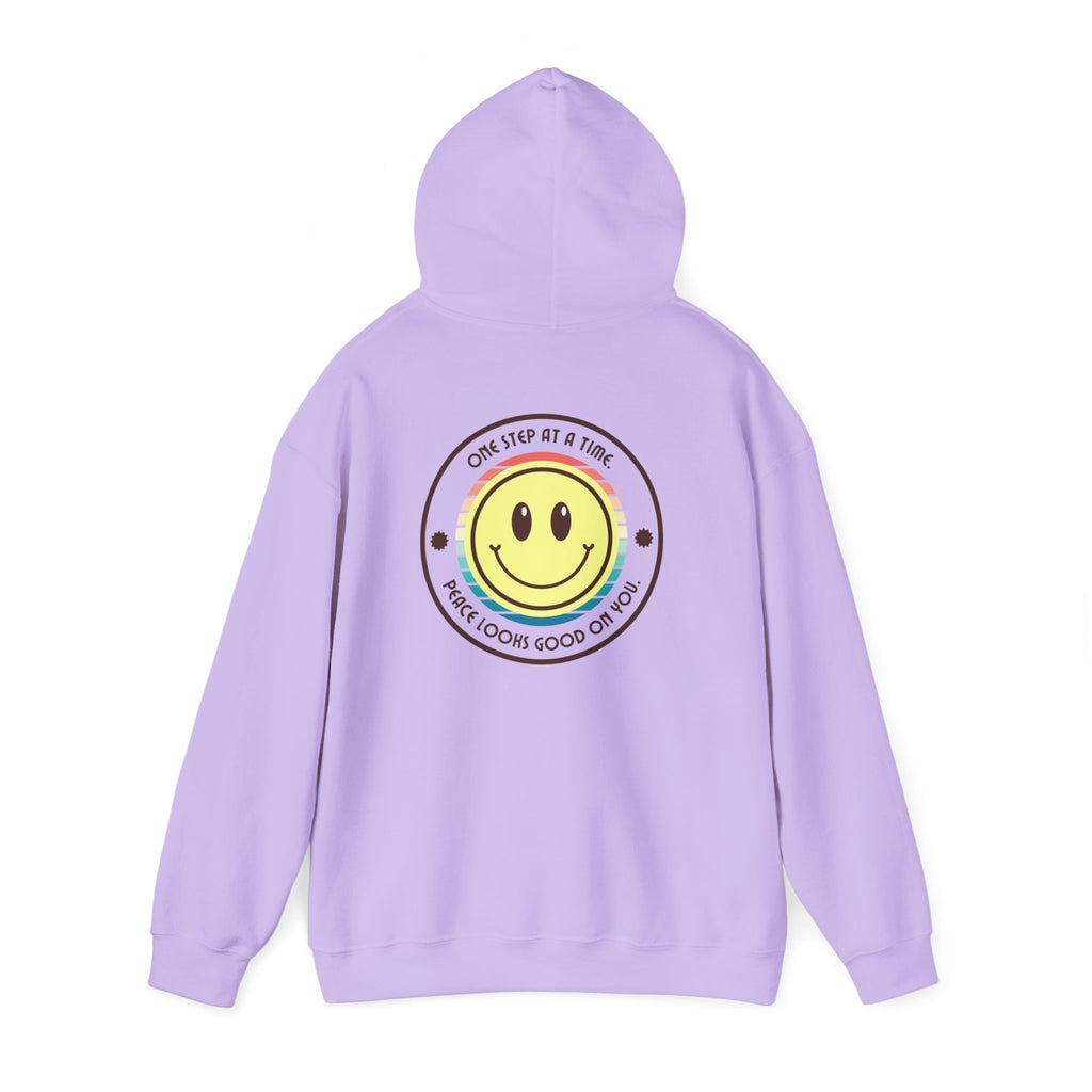 Pastel Smiley "One Step At a Time" Hoodie