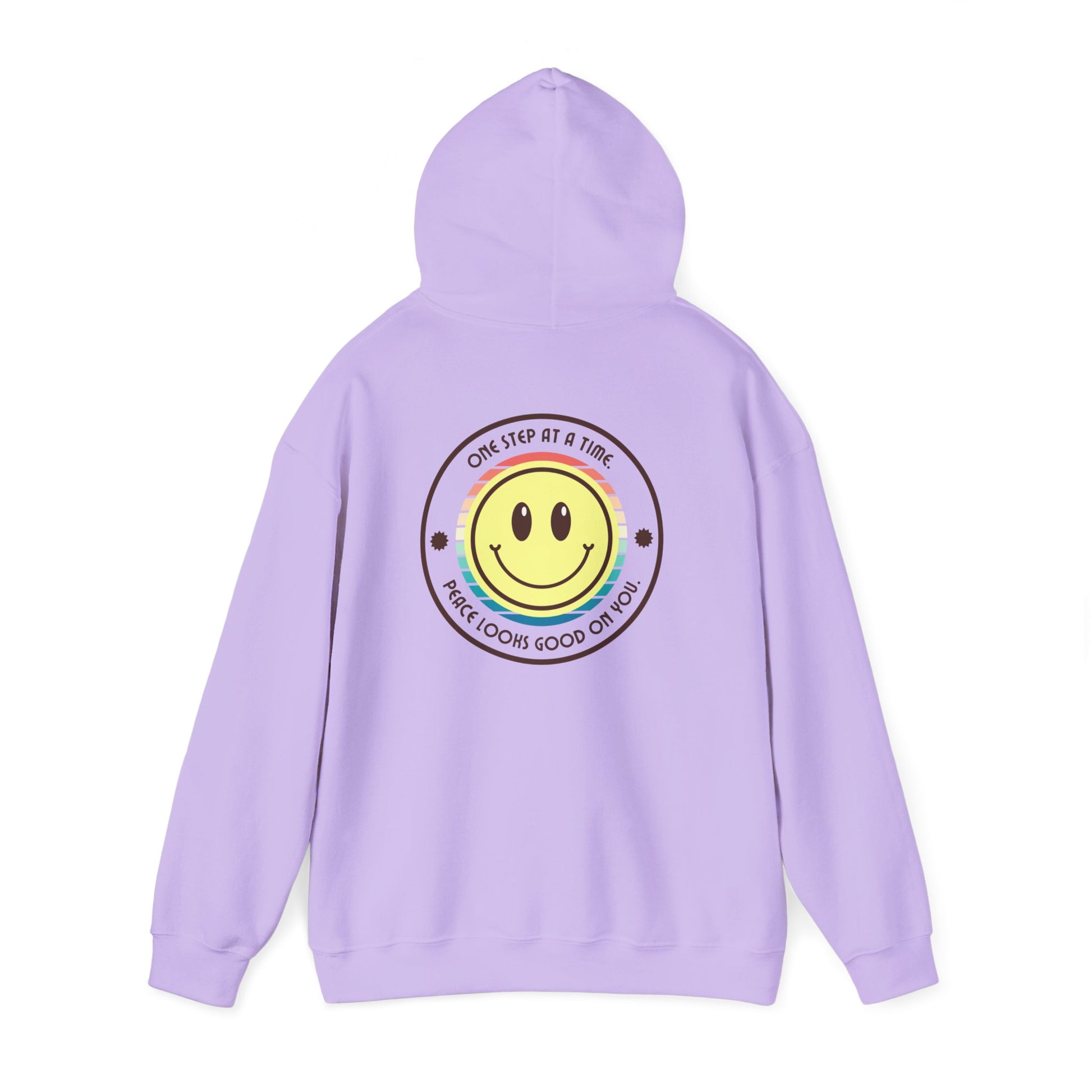 Pastel Smiley "One Step At a Time" Hoodie