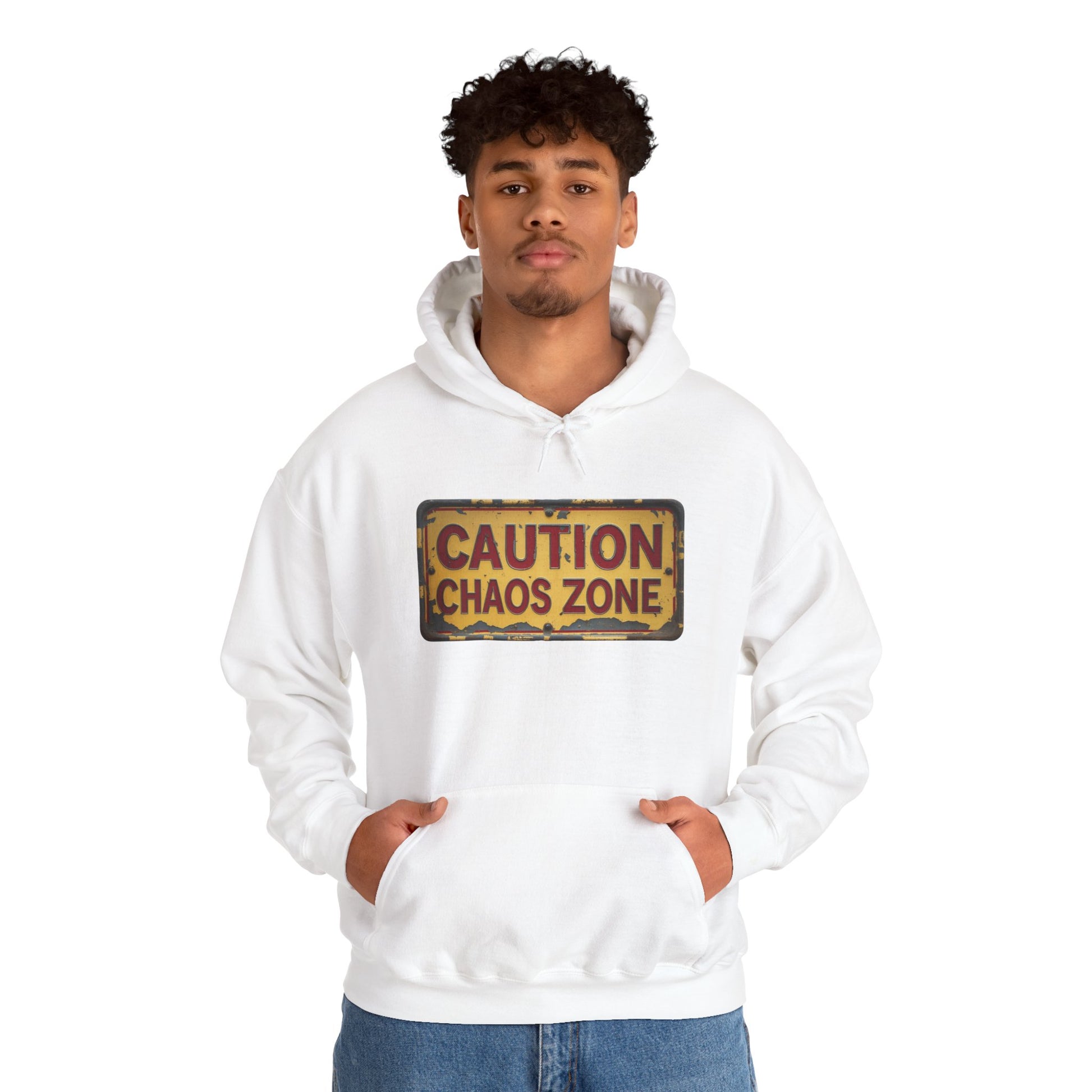 Caution Chaos Zone Hoodie
