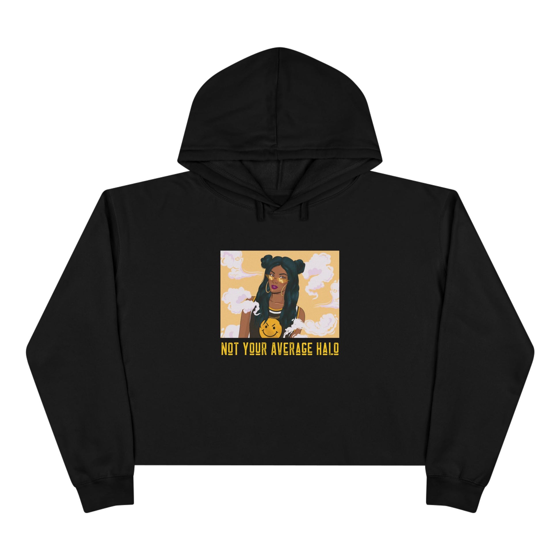 Not Your Average Halo Crop Hoodie