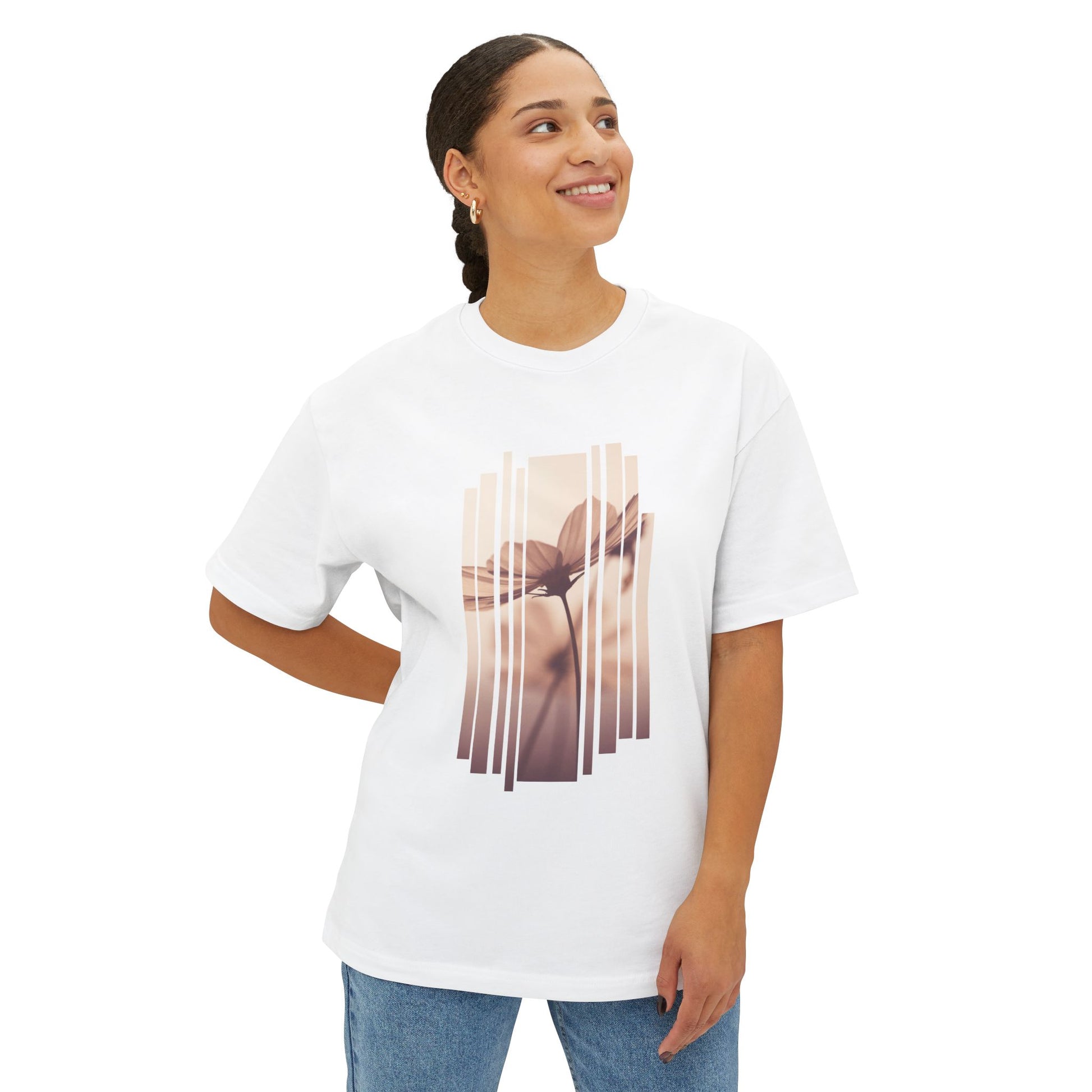 Morning Flower Oversized Tee