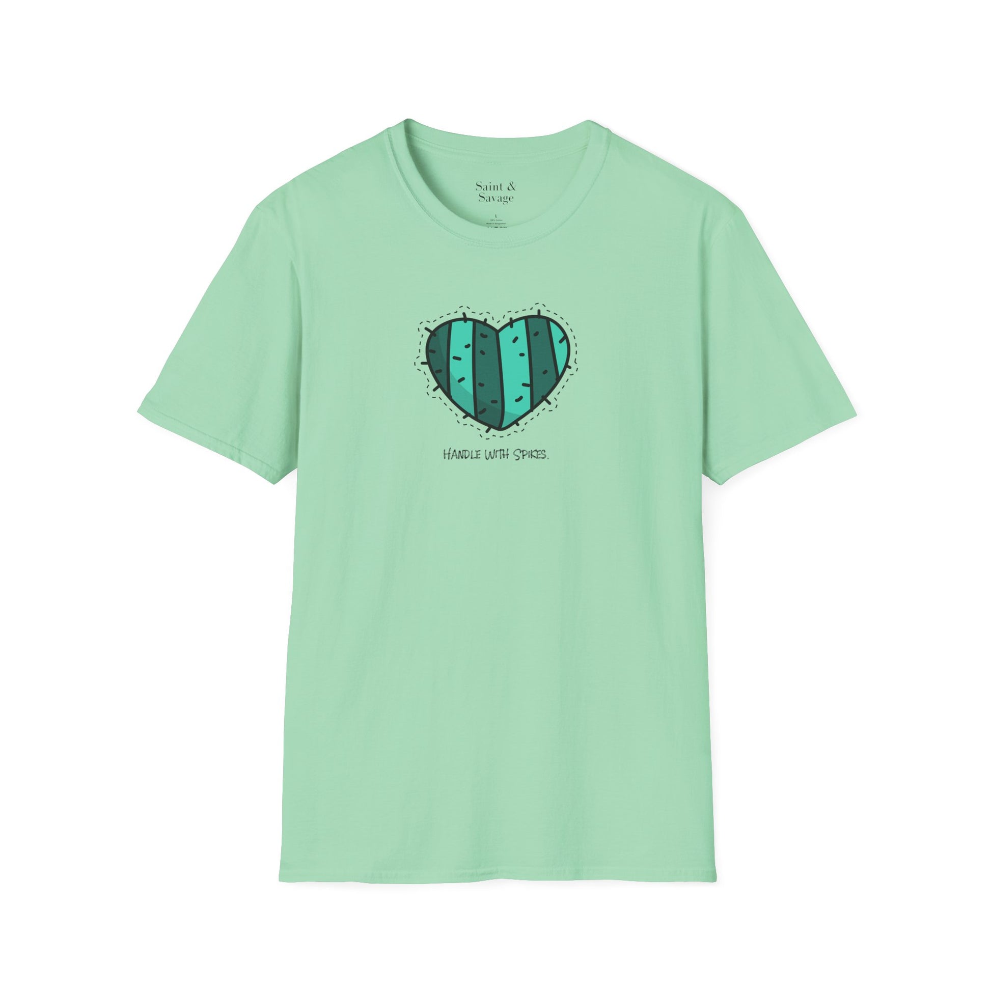 Pastel Cactus Heart Tee